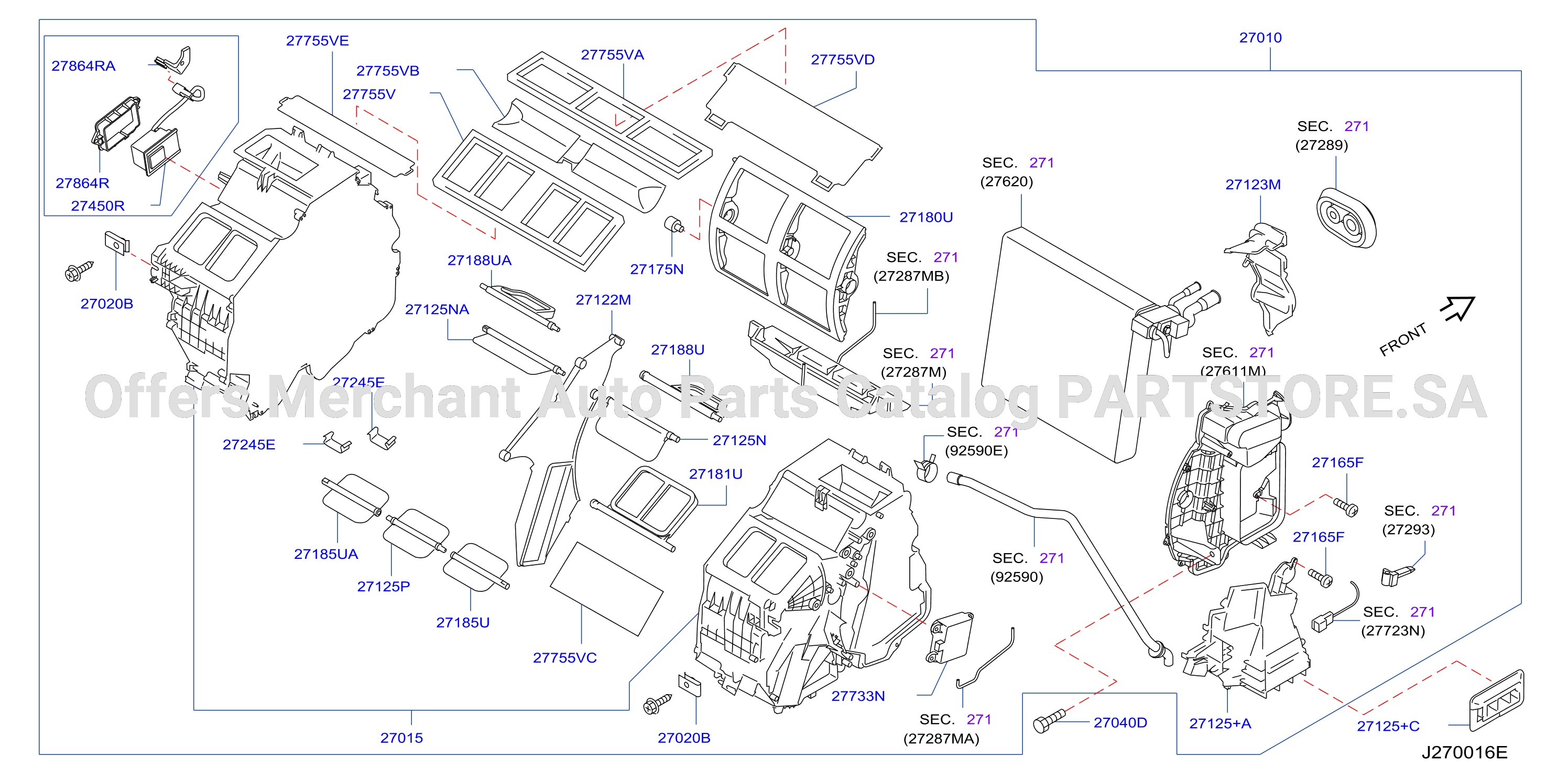 Heater Blower Unit Heater Fr