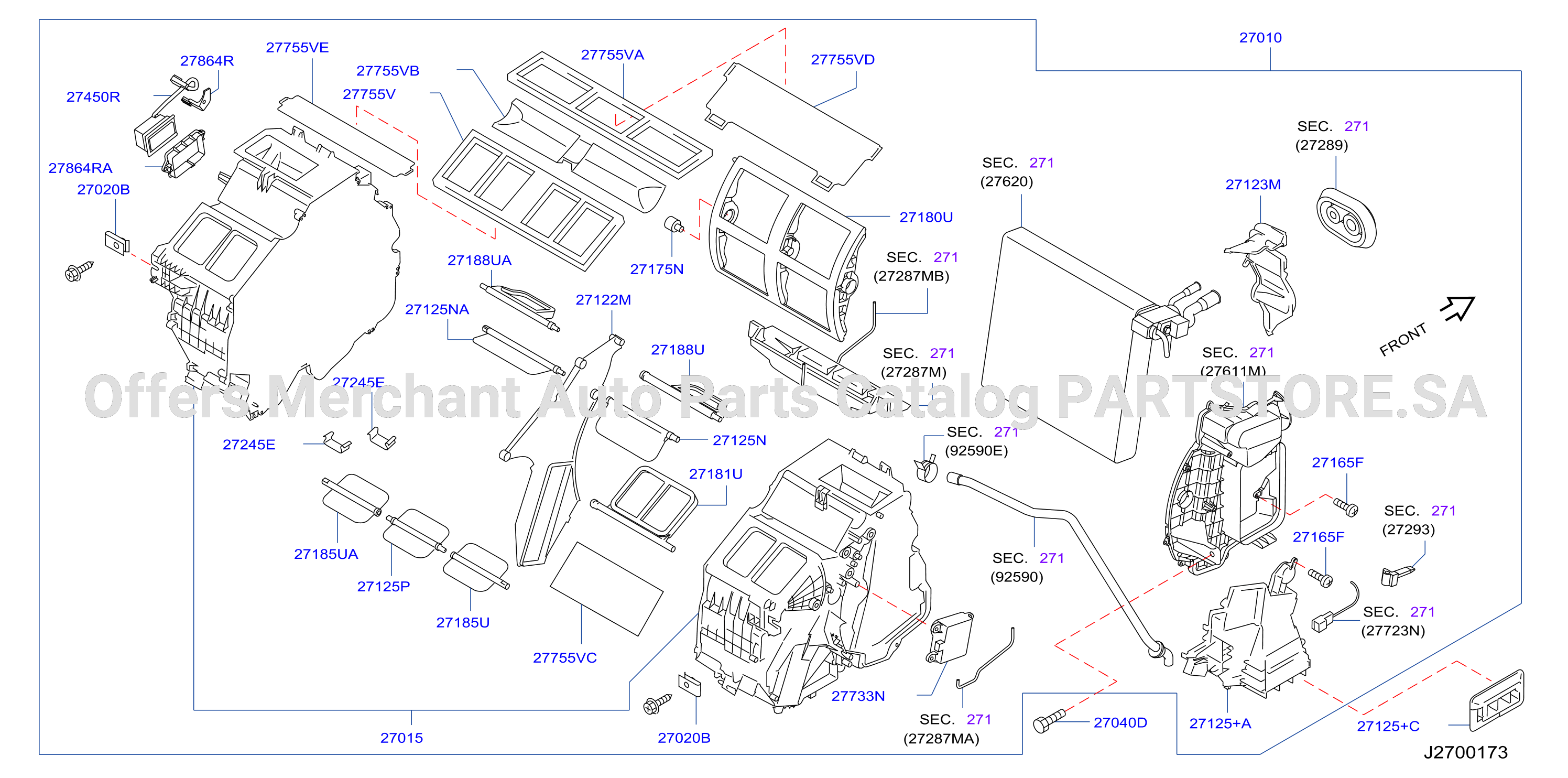 Heater Blower Unit Heater Fr