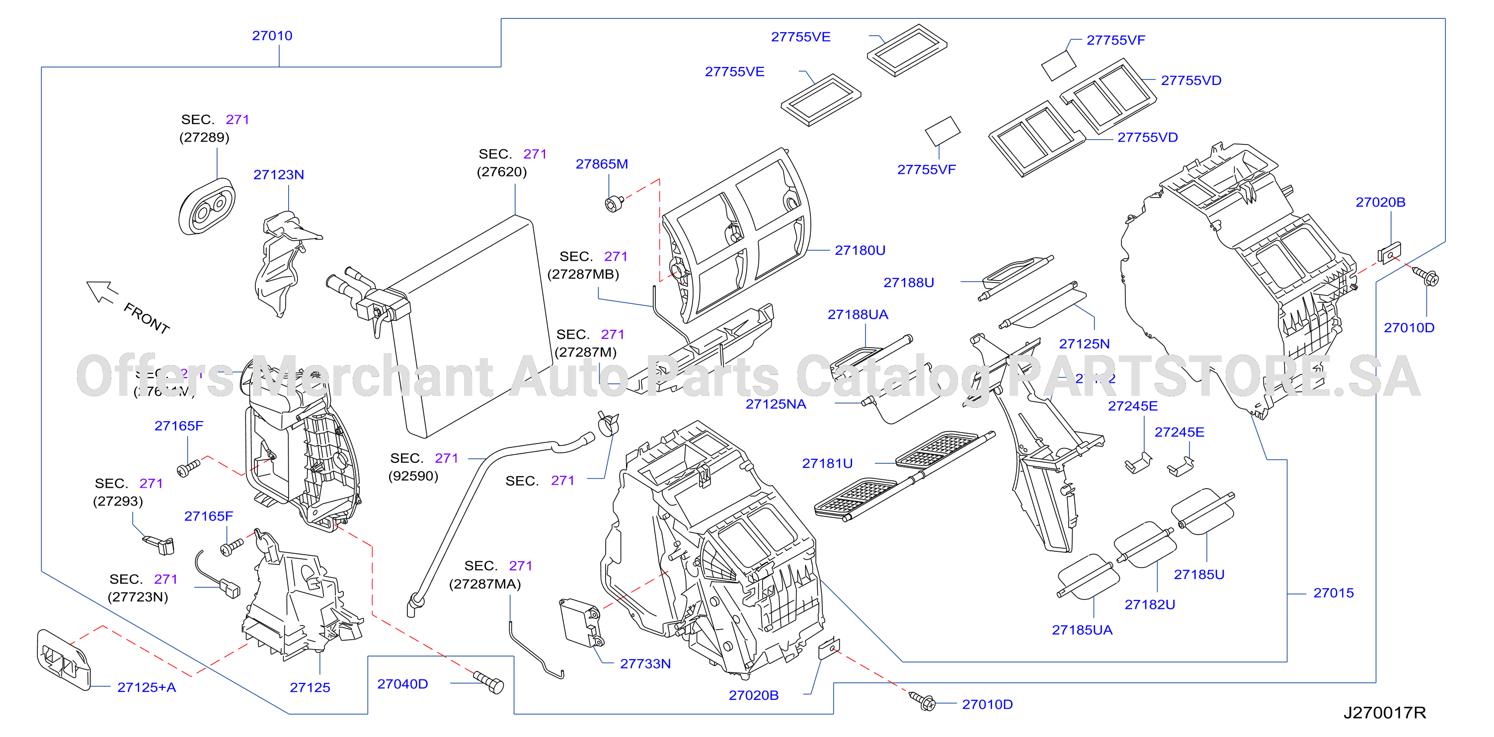 Heater Blower Unit Heater Fr
