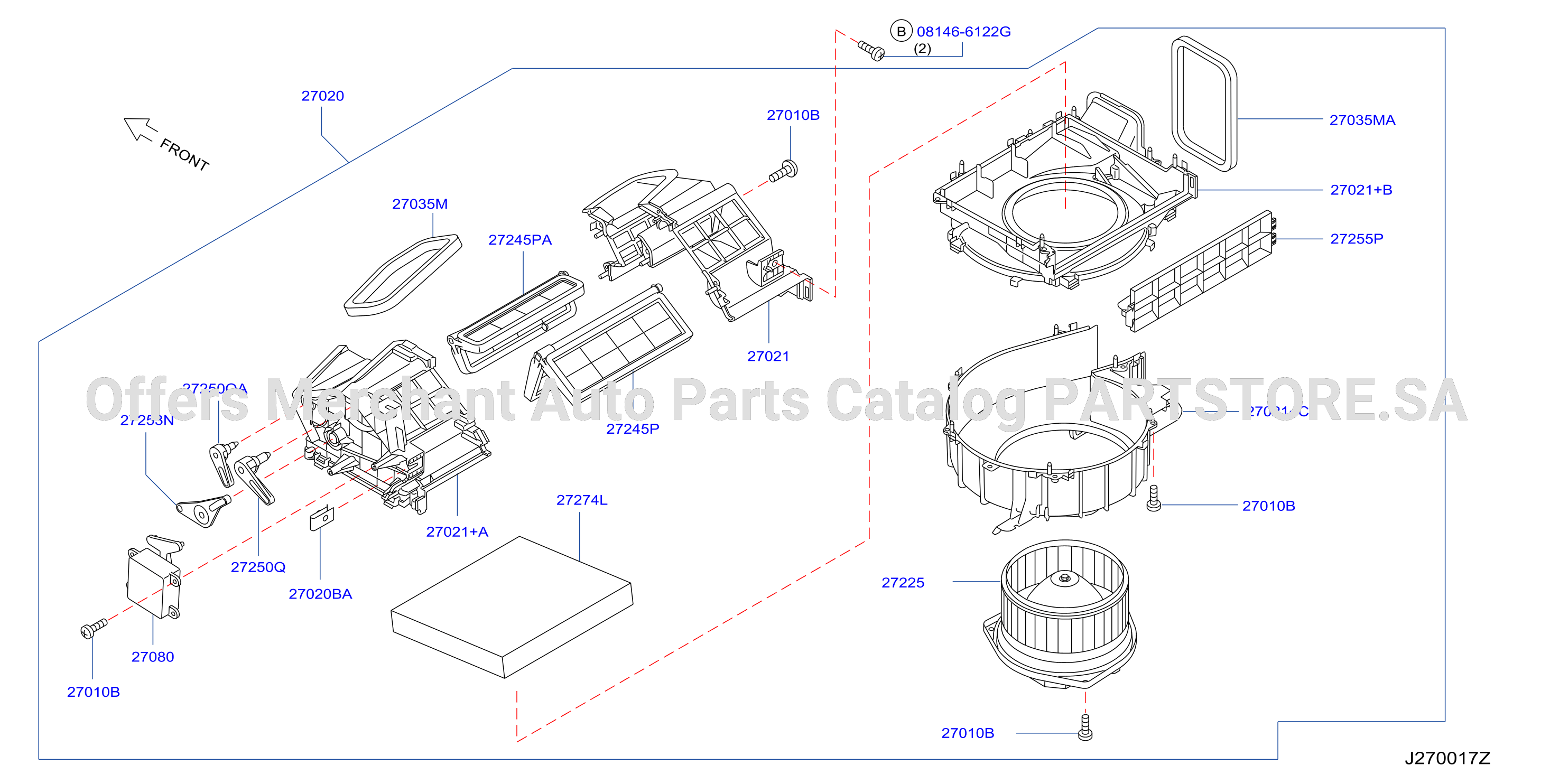 Heater Blower Unit Blower Unit