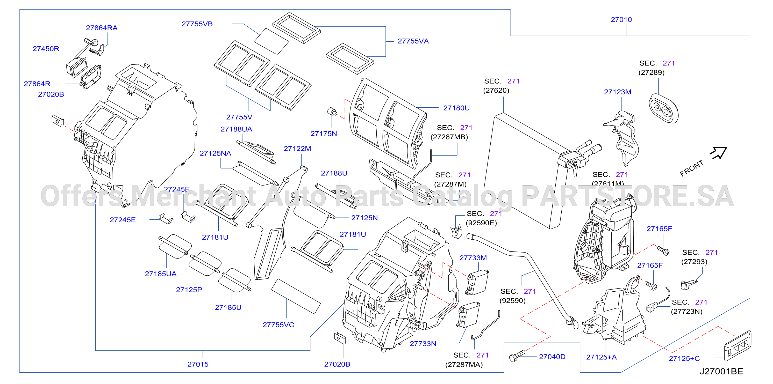 Heater Blower Unit Heater Fr