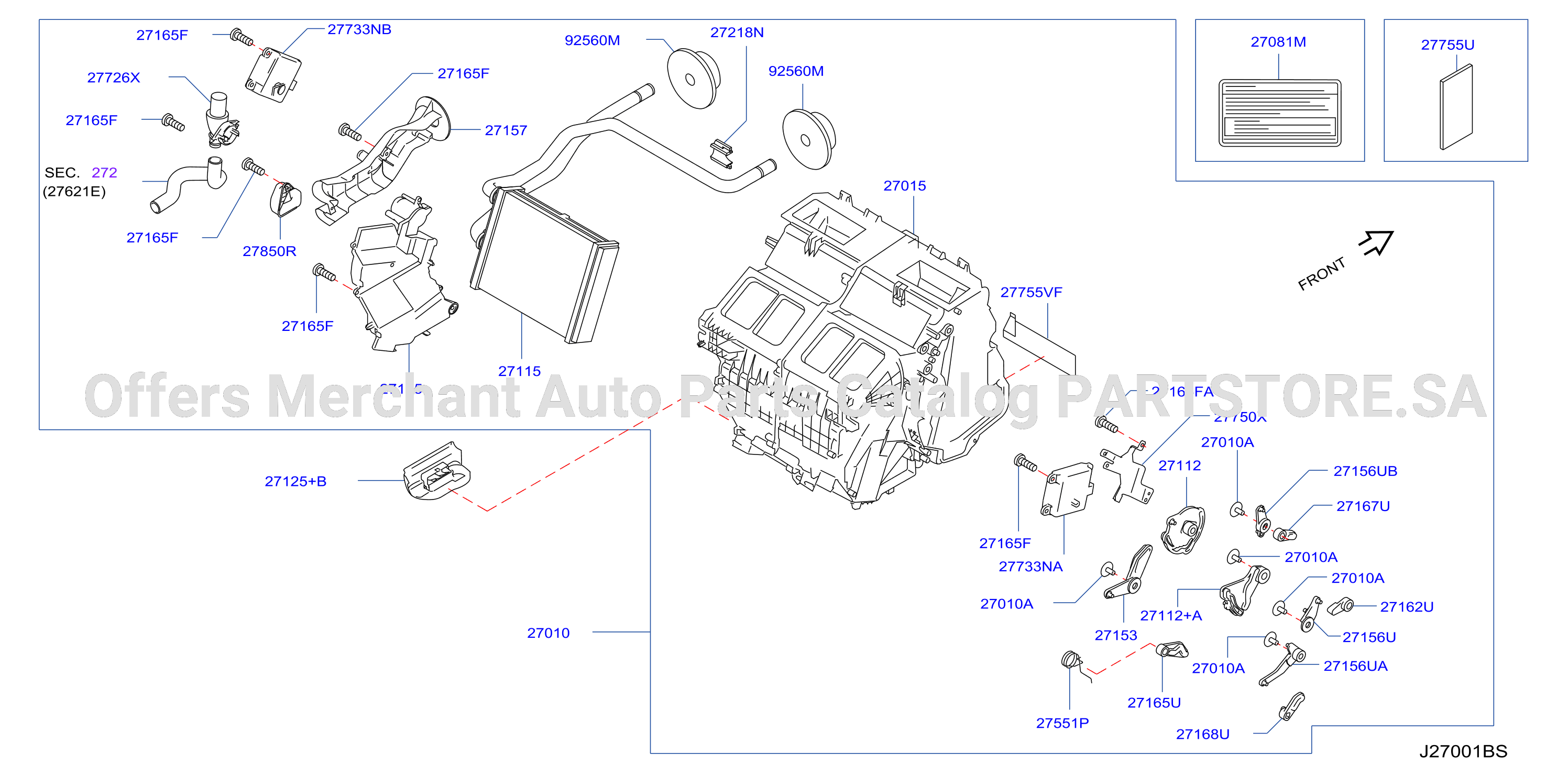 Heater Blower Unit Heater Fr