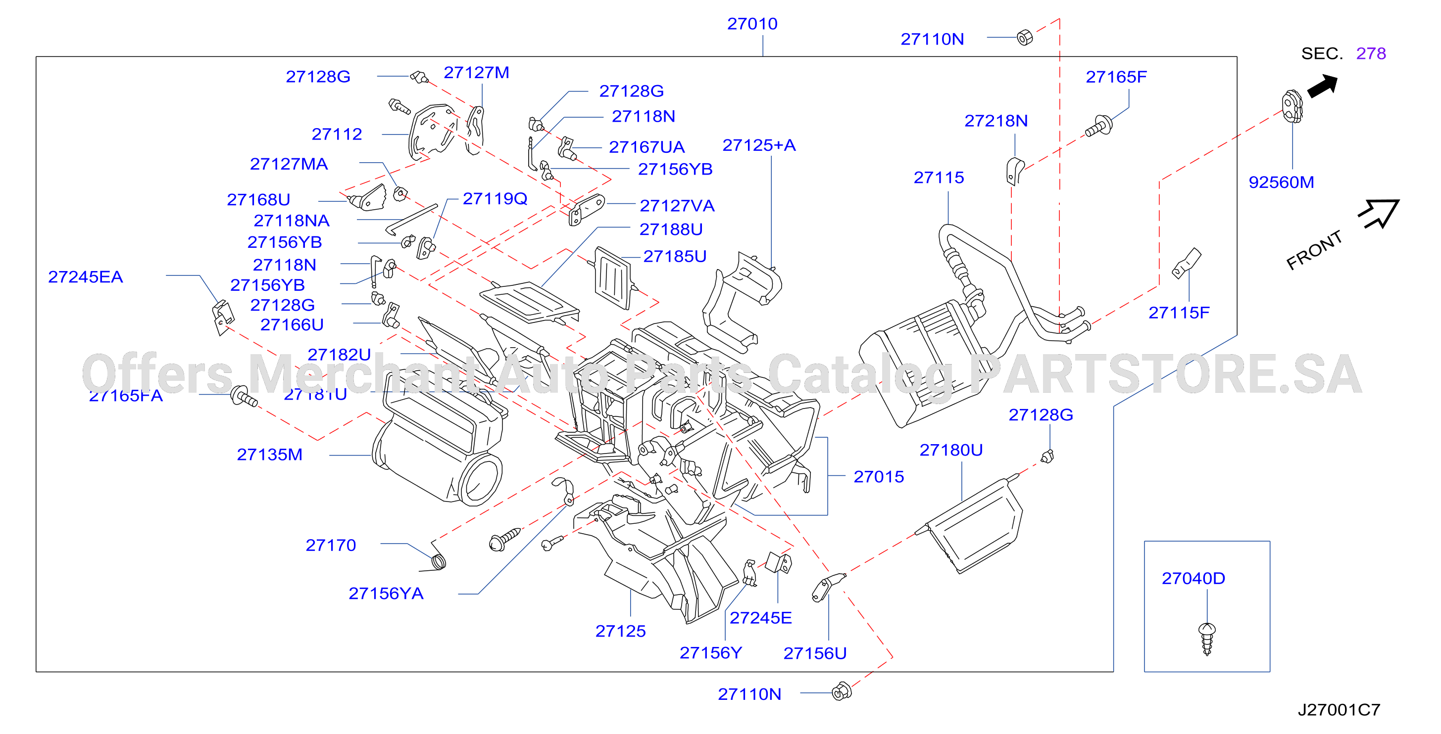 Heater Blower Unit Heater Fr