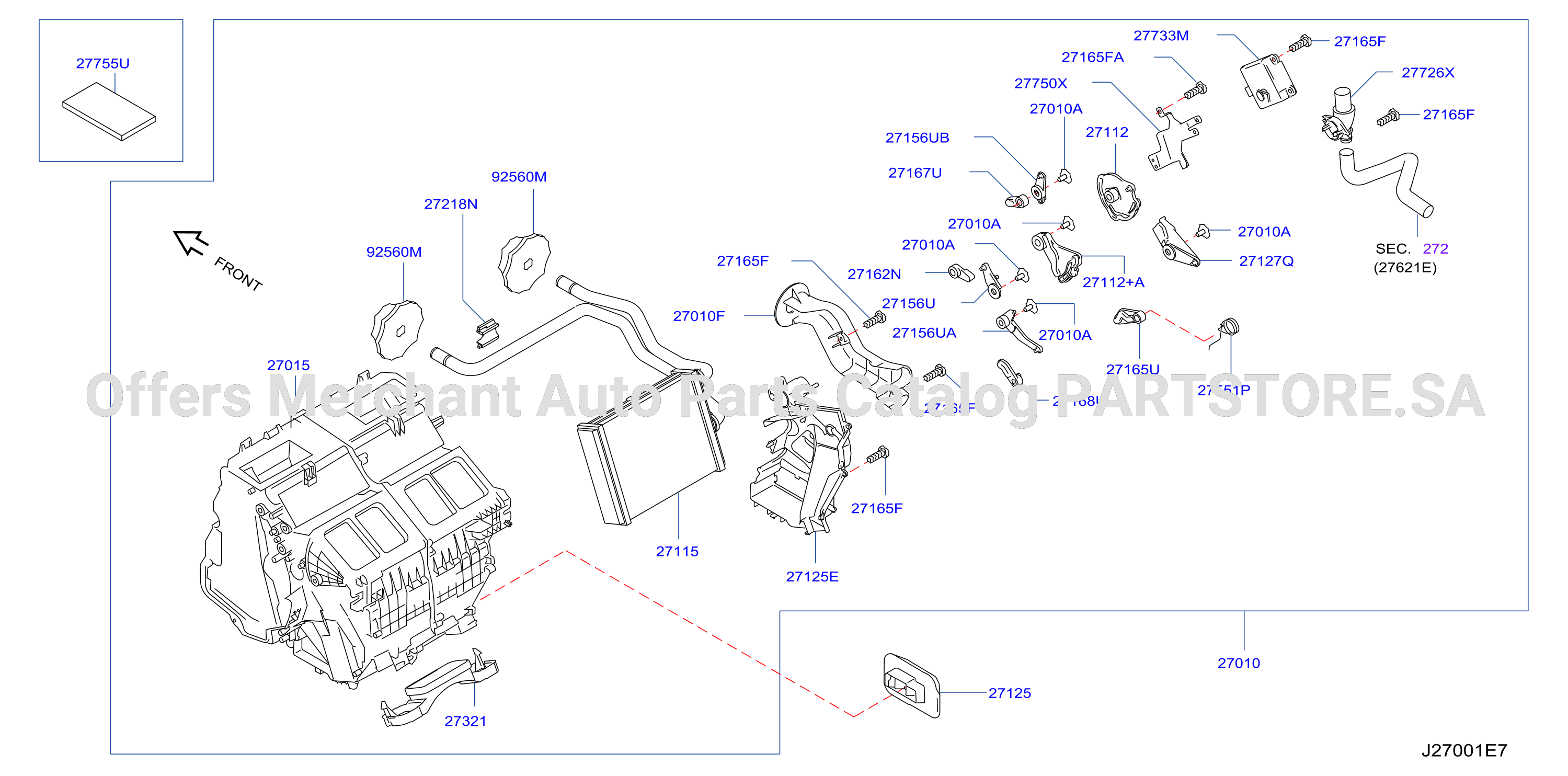 Heater Blower Unit Heater Fr