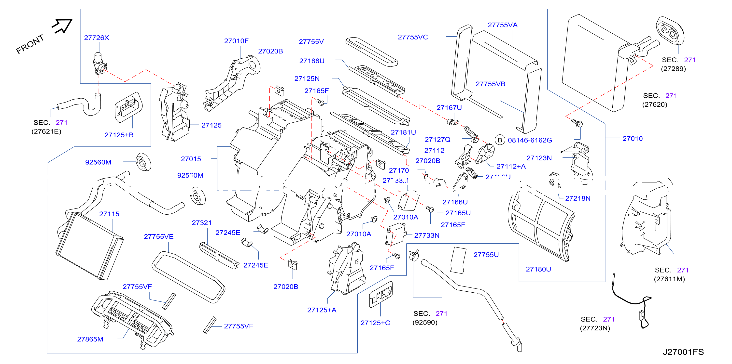 Heater Blower Unit Heater Fr