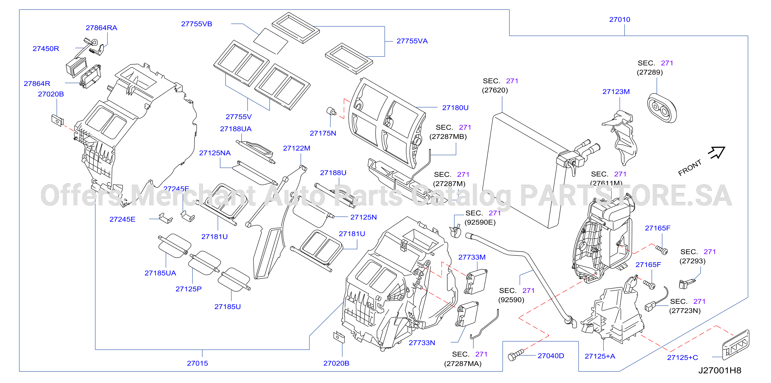 Heater Blower Unit Heater Fr