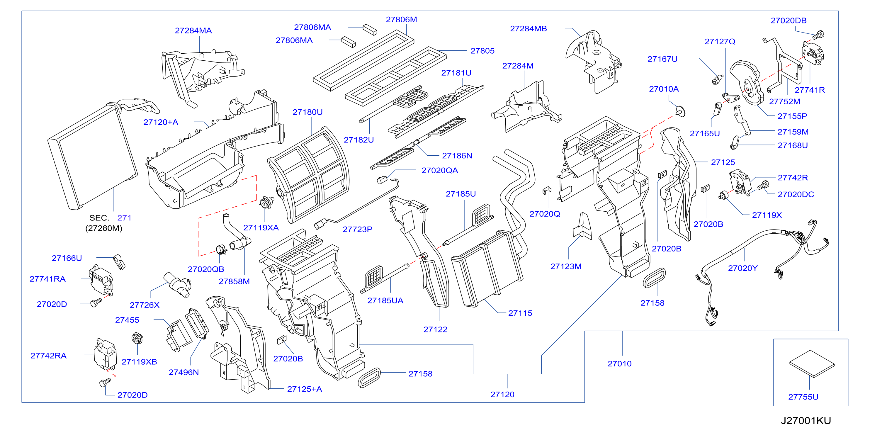 Heater Blower Unit Heater Fr