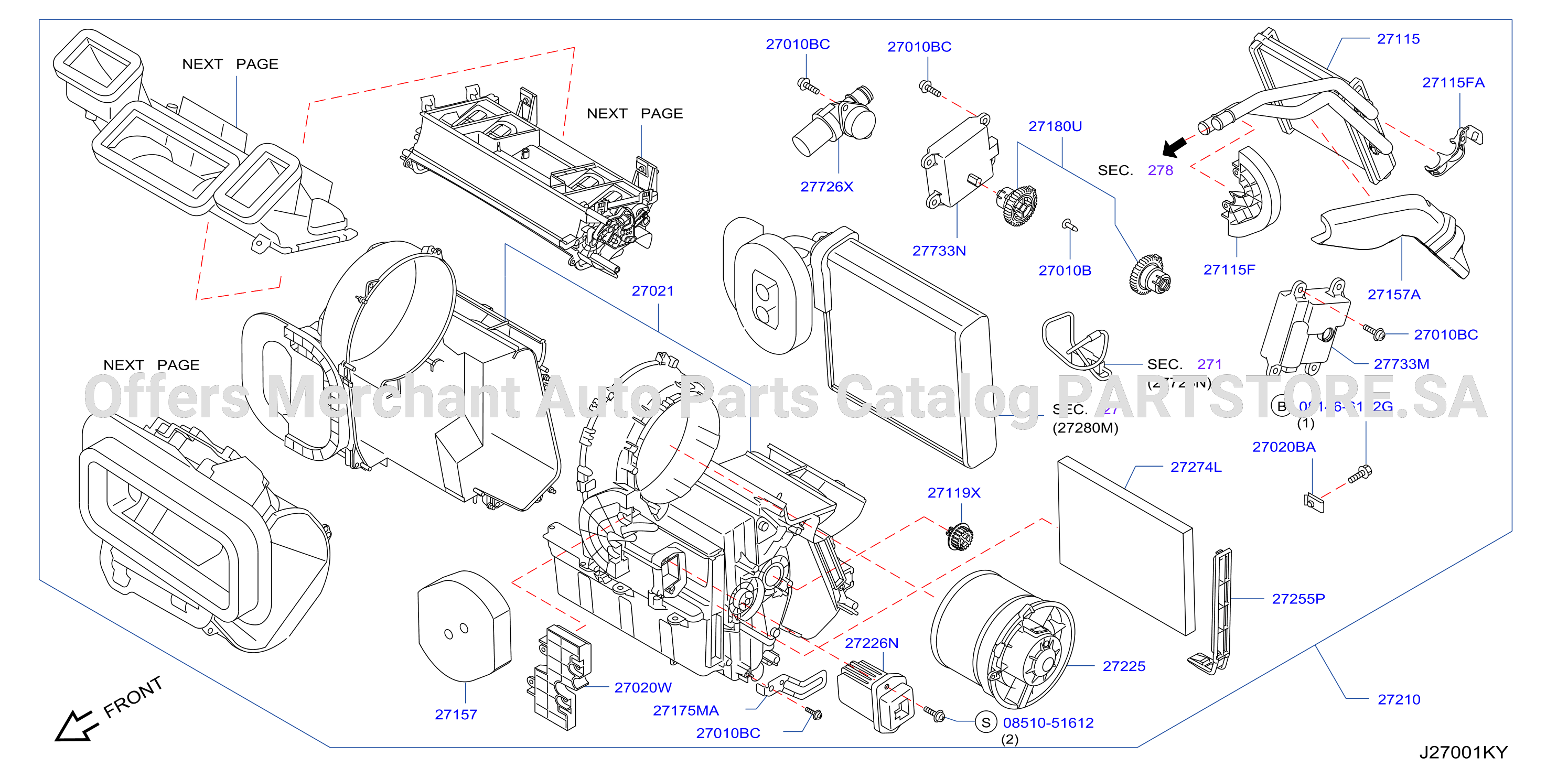 Heater Blower Unit Heater Fr