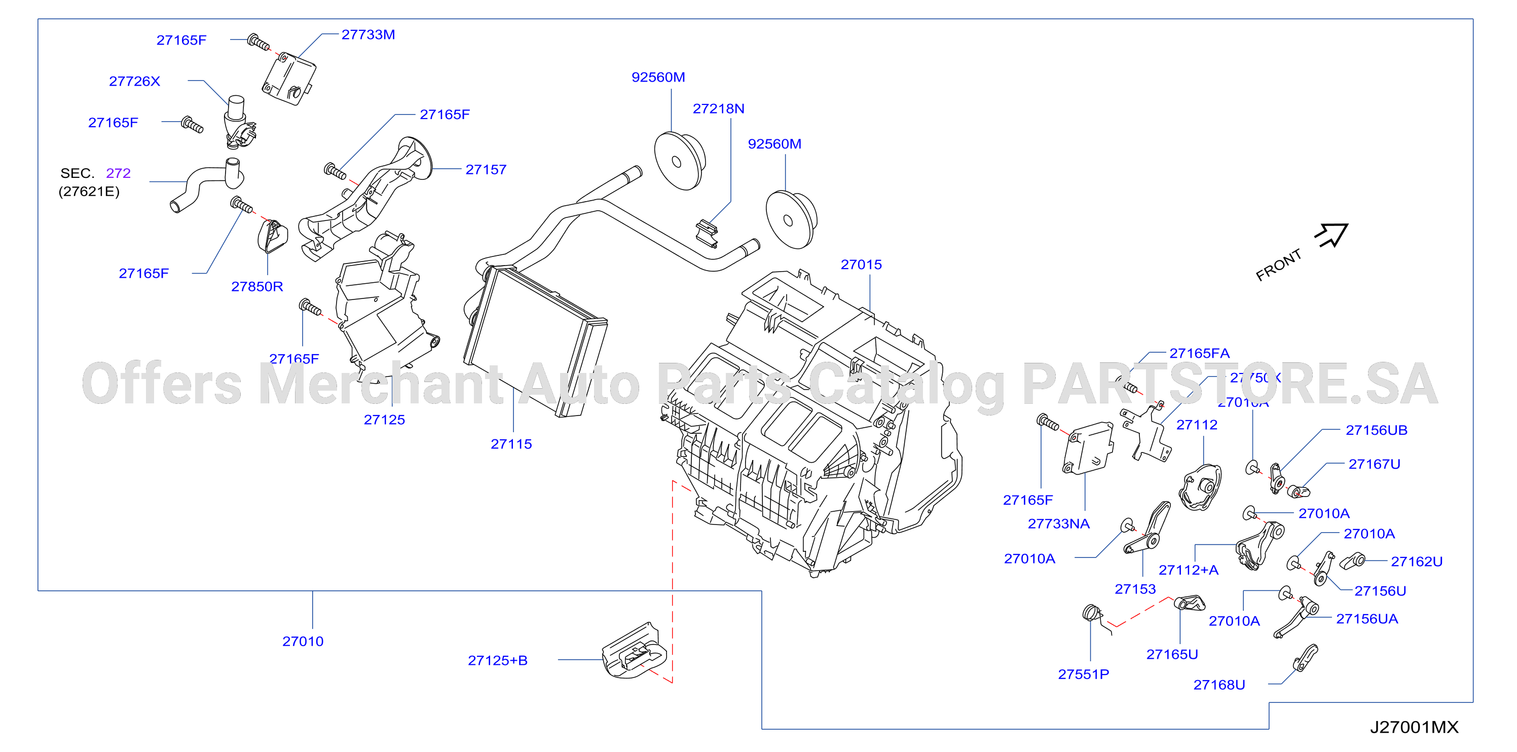 Heater Blower Unit Heater Fr