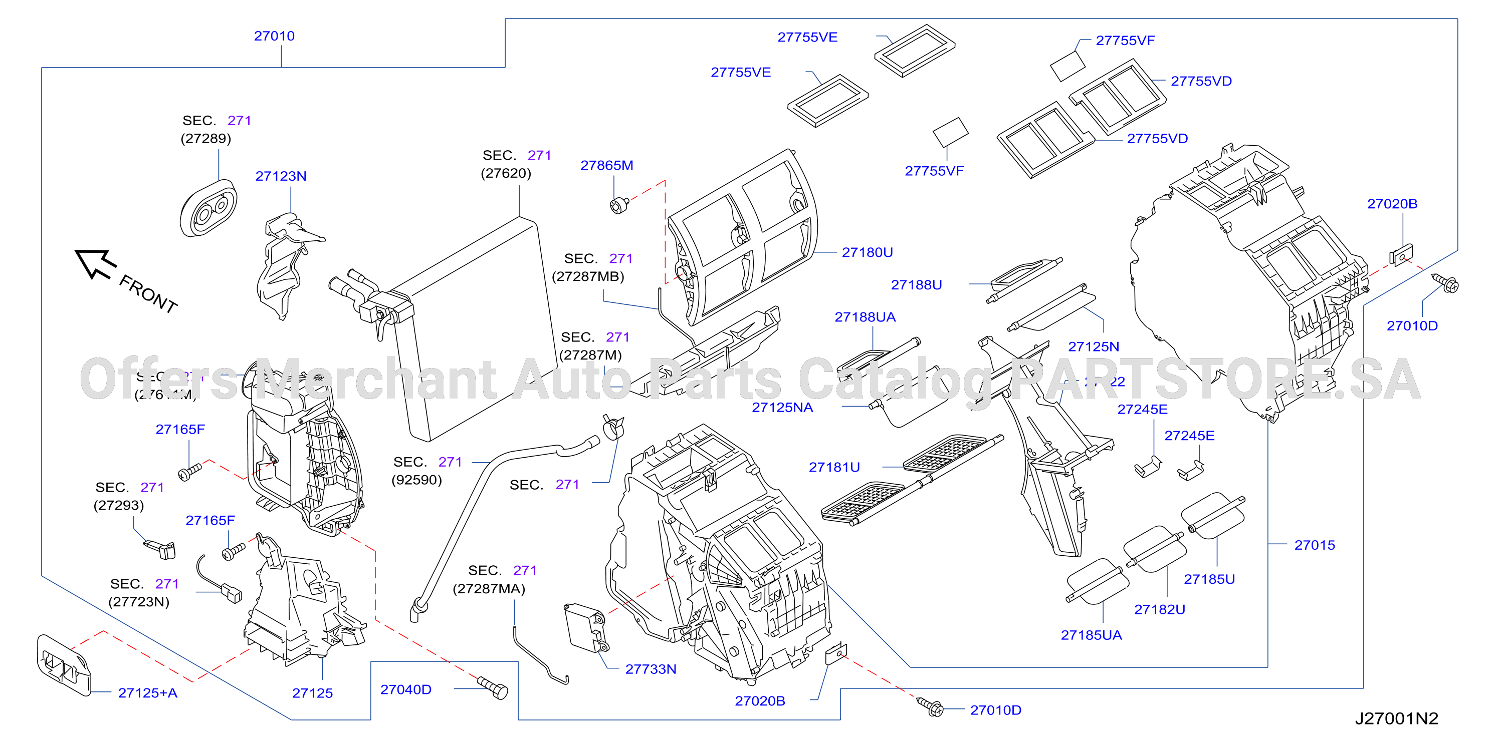 Heater Blower Unit Heater Fr