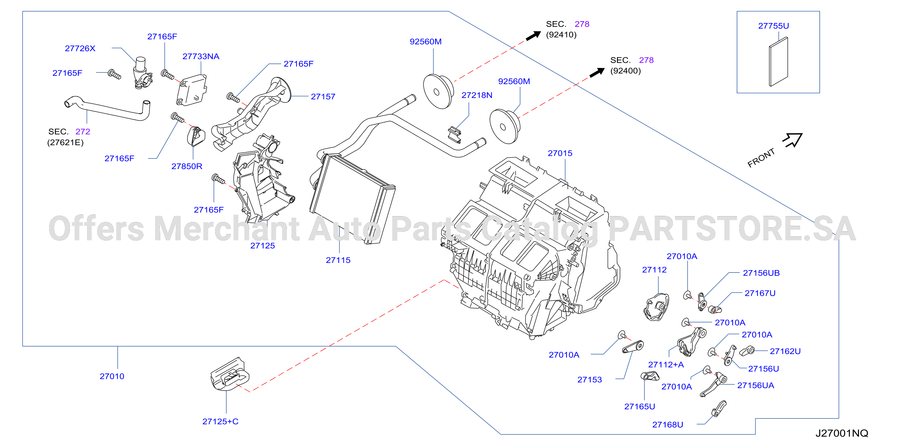 Heater Blower Unit Heater Fr