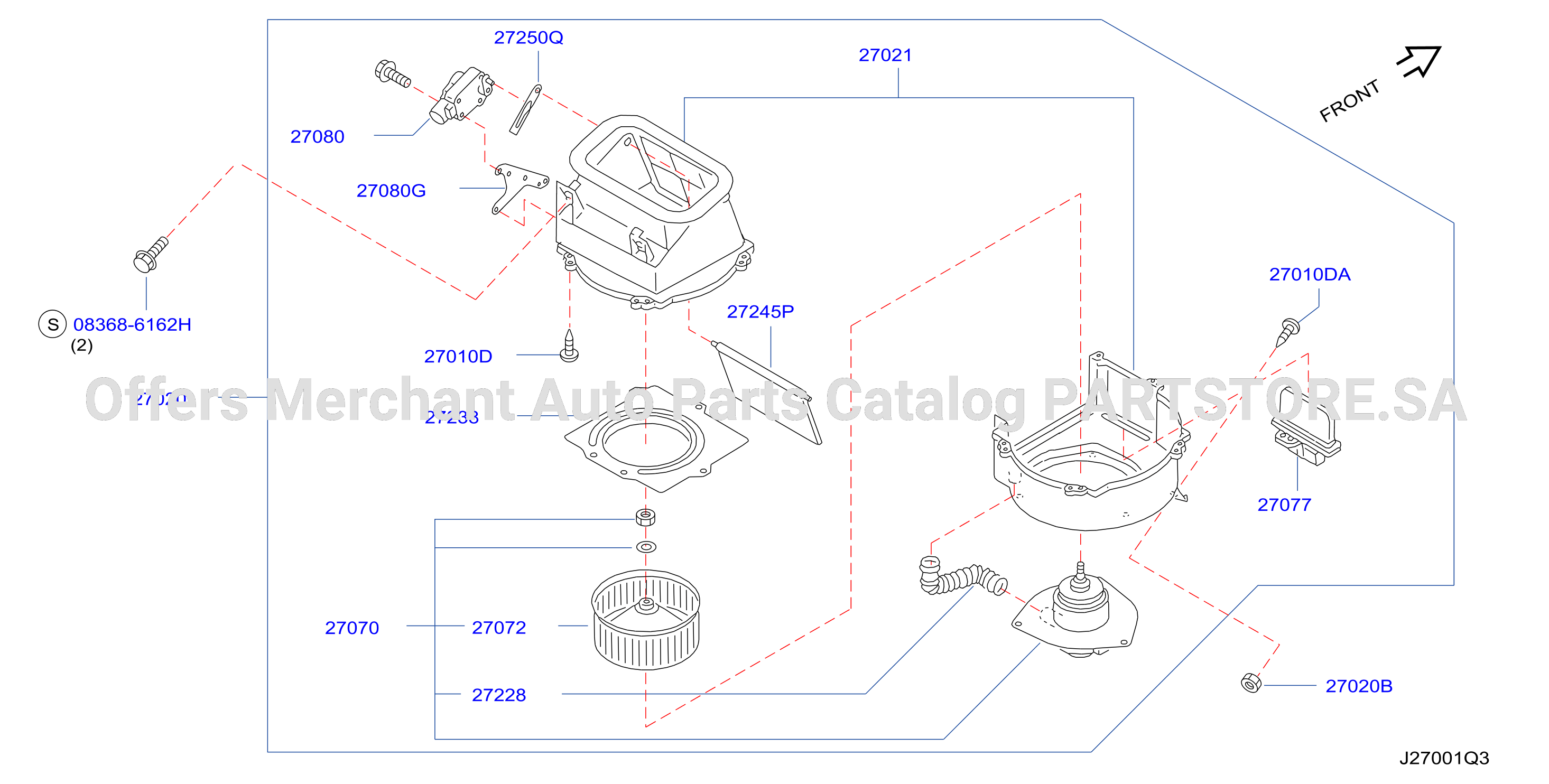 Heater Blower Unit Blower Unit
