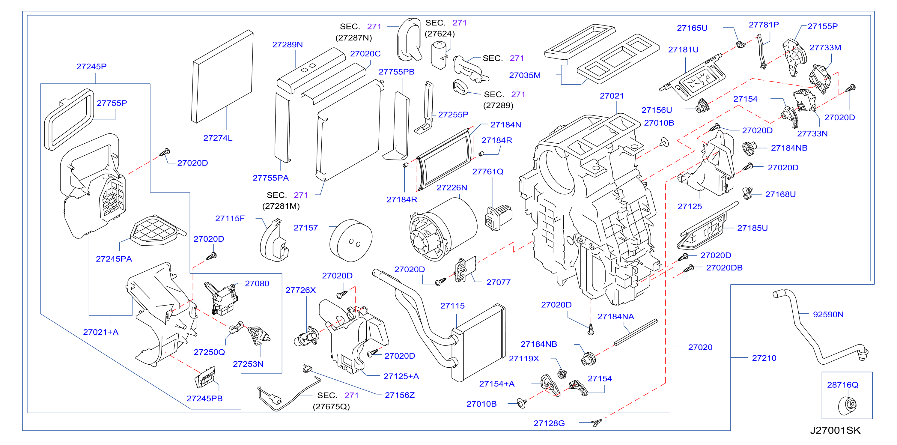 Heater Blower Unit Heater Fr