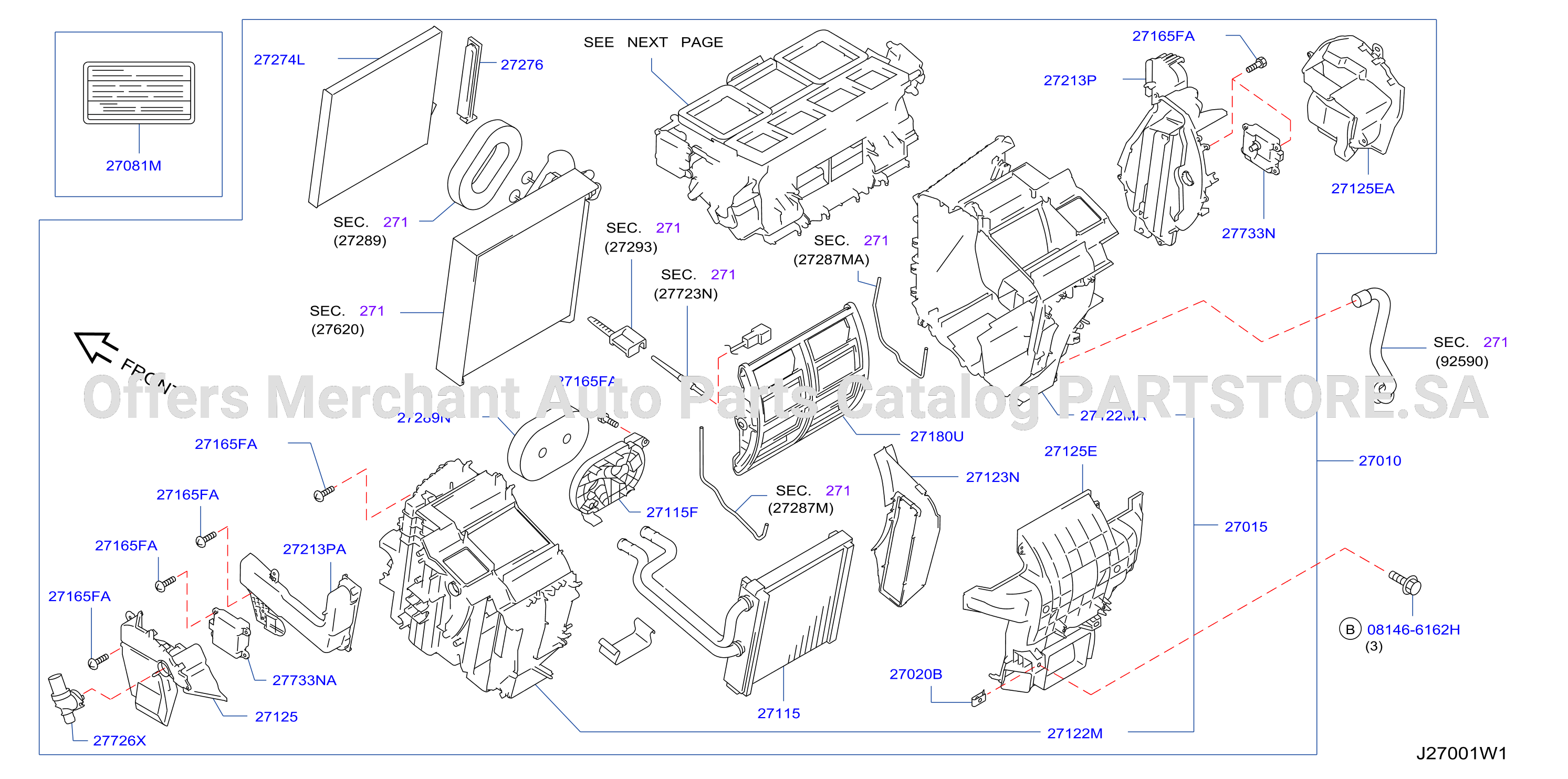 Heater Blower Unit Heater Fr