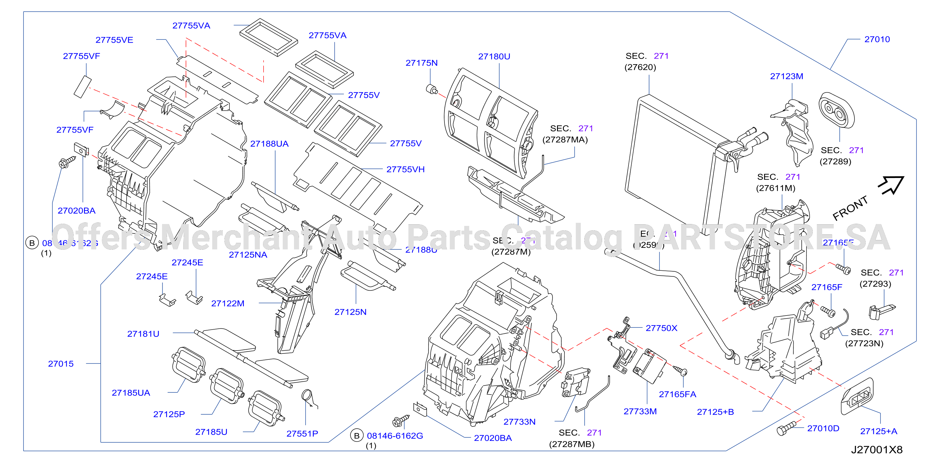 Heater Blower Unit Heater Fr 1