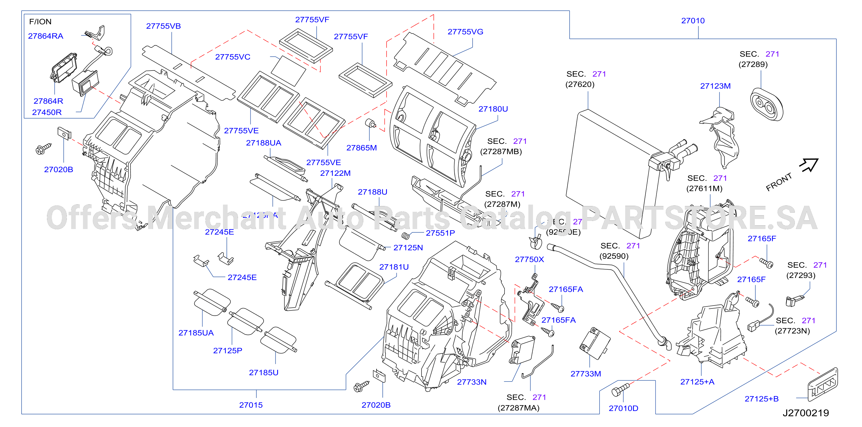 Heater Blower Unit Heater Fr