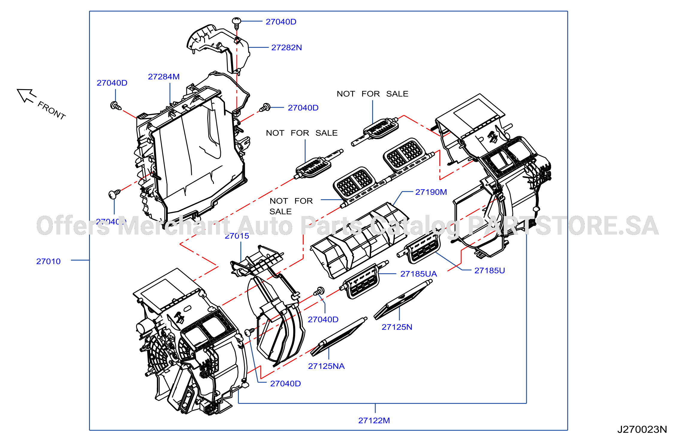 Heater Blower Unit Heater Fr