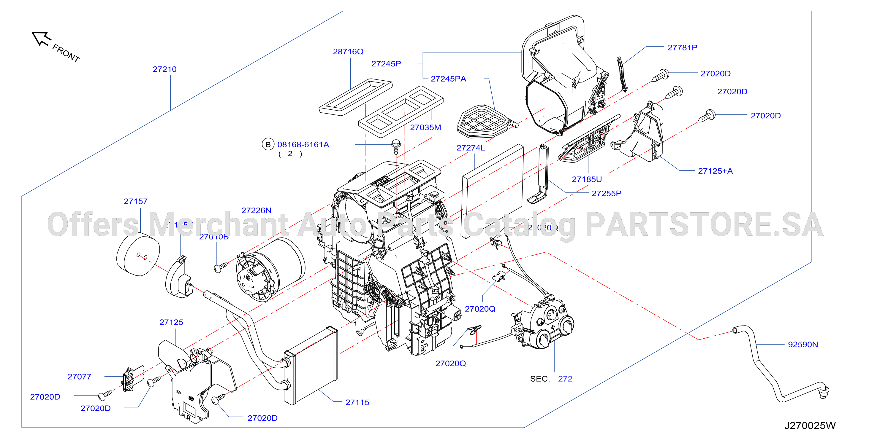 Heater Blower Unit Heater Fr