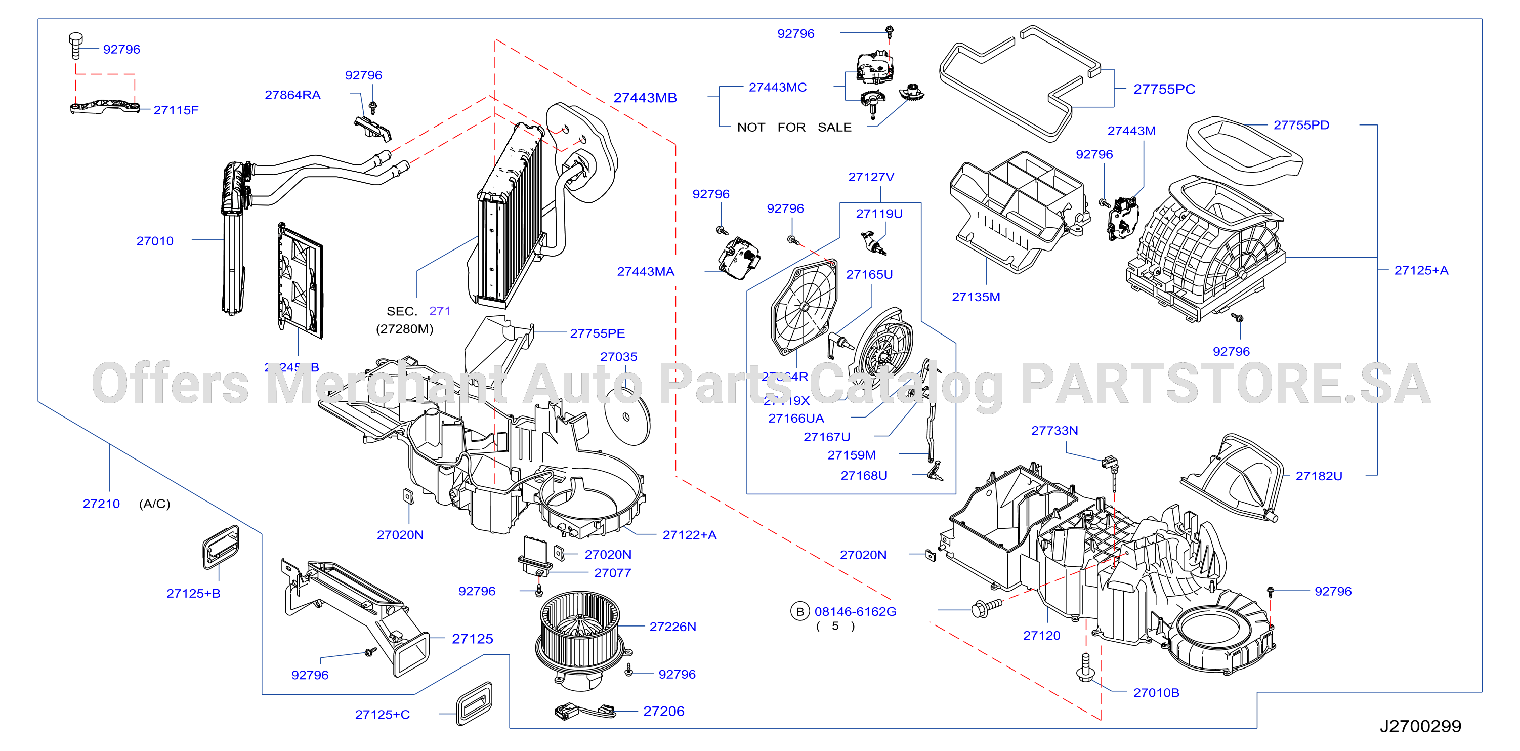 Heater Blower Unit Manual A C