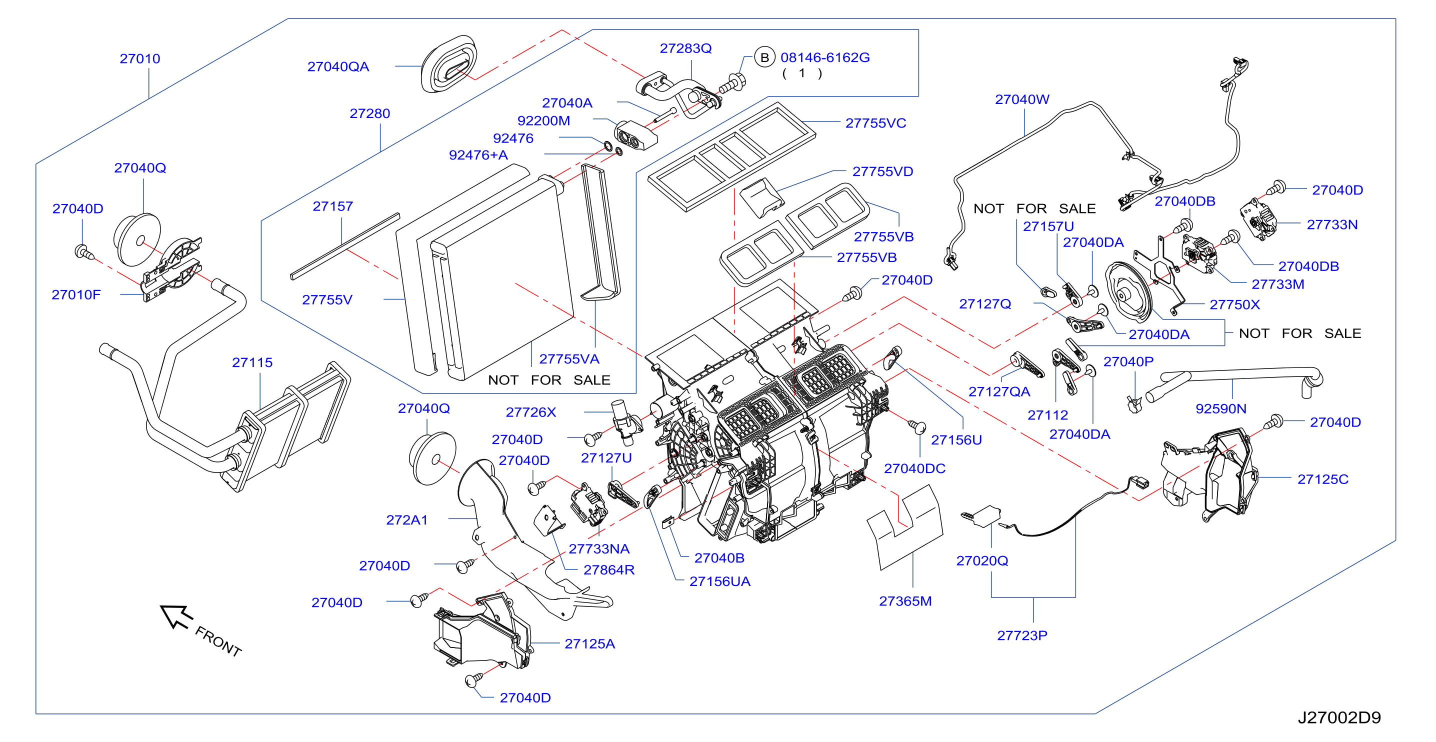 Heater Blower Unit Heater Fr