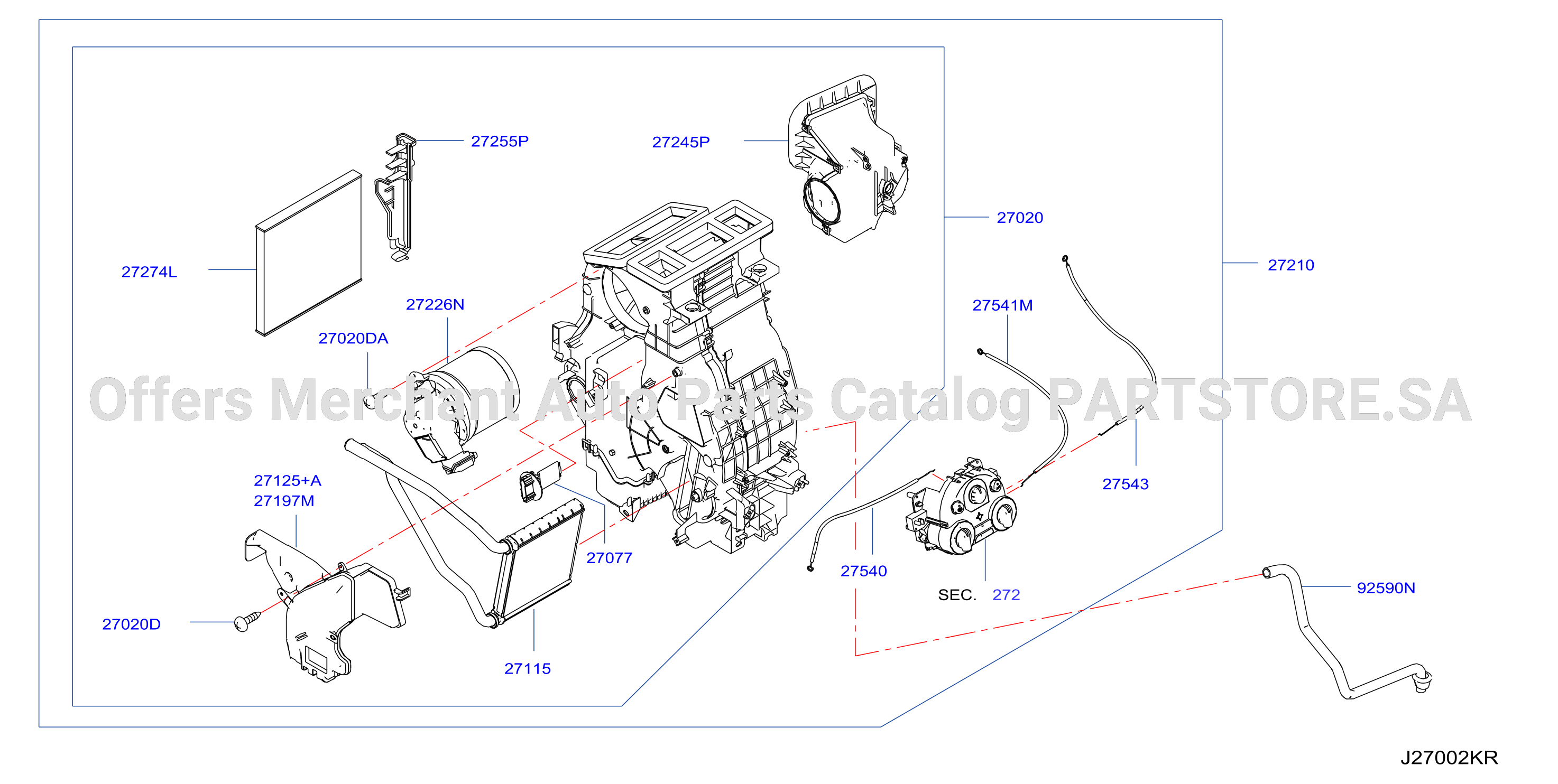 Heater Blower Unit Heater Fr