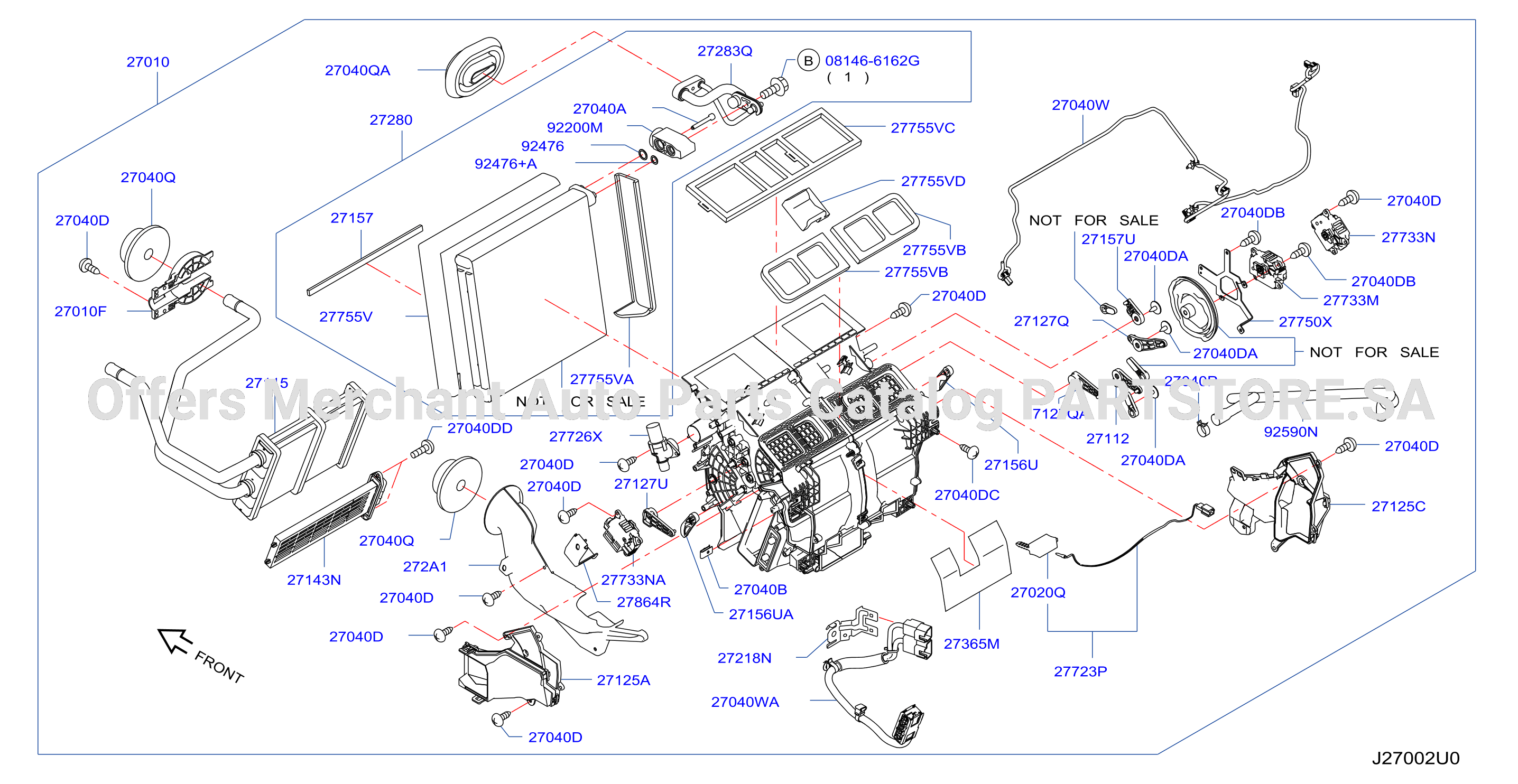 Heater Blower Unit Heater Fr