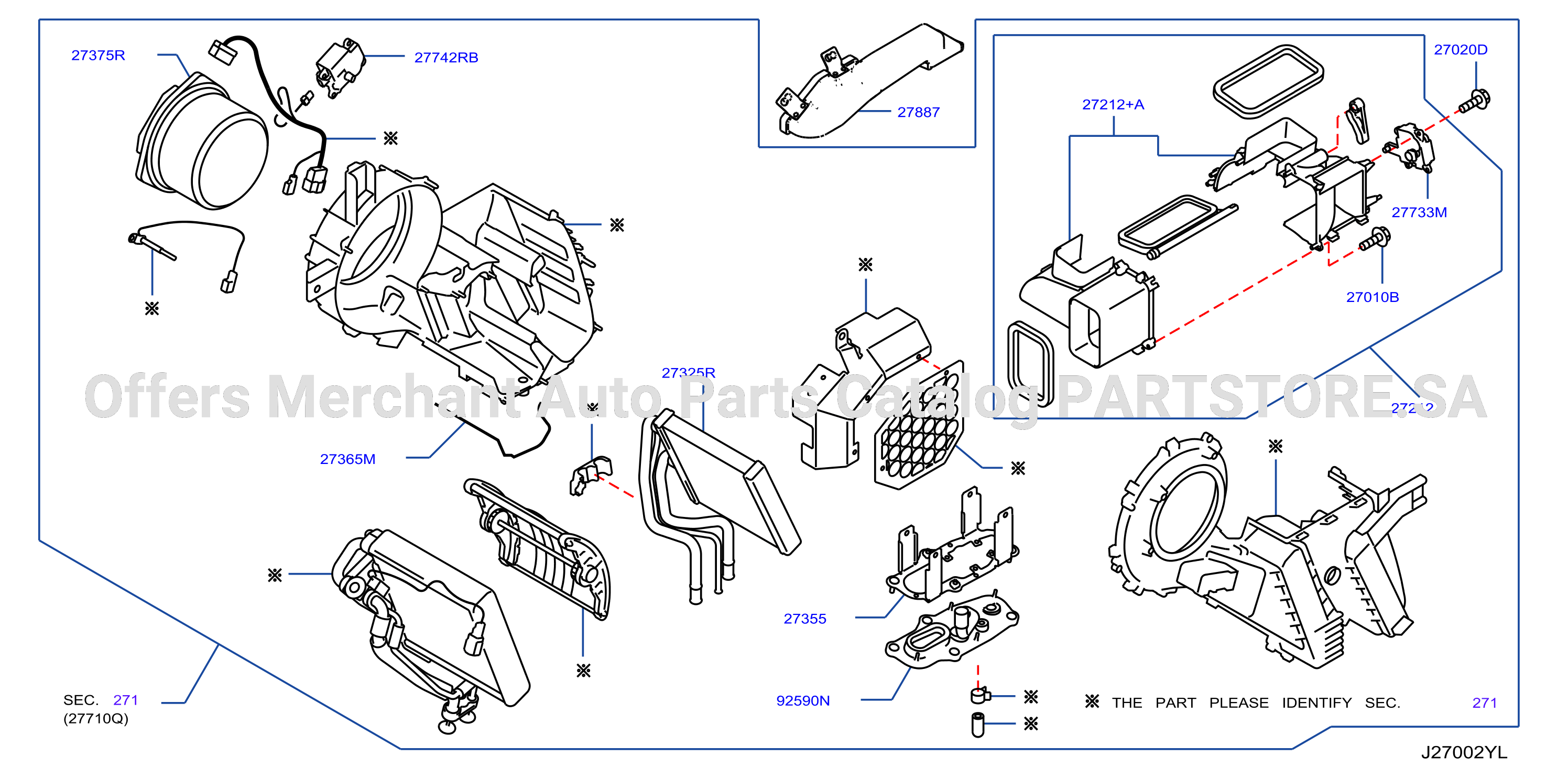 Heater Blower Unit Rr Air Cond Unit