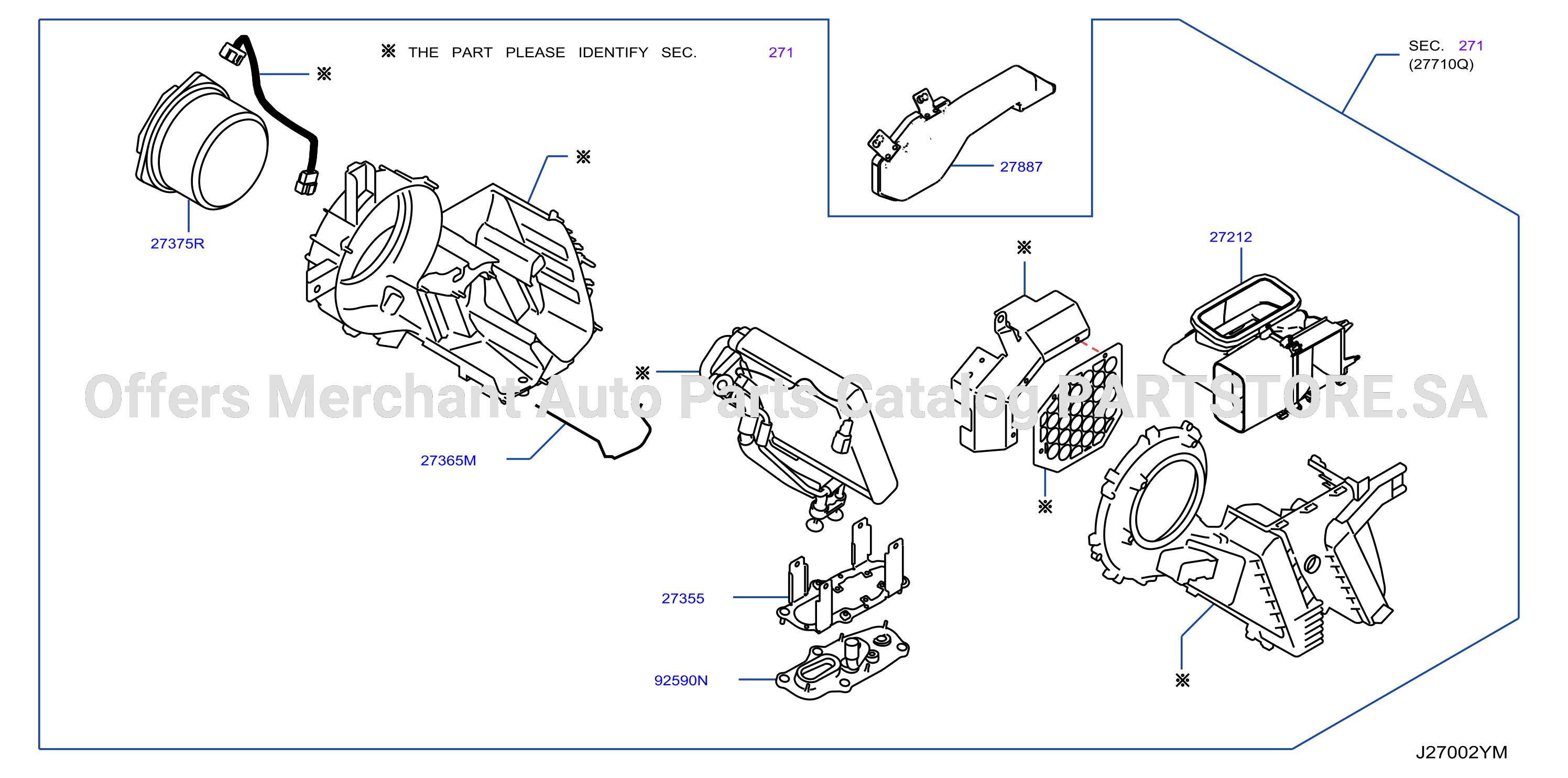 Heater Blower Unit Rr Cooling Unit
