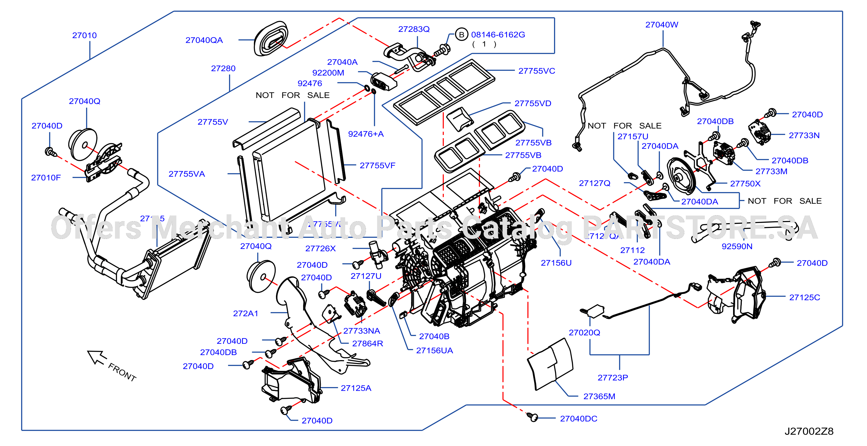 Heater Blower Unit Heater Fr