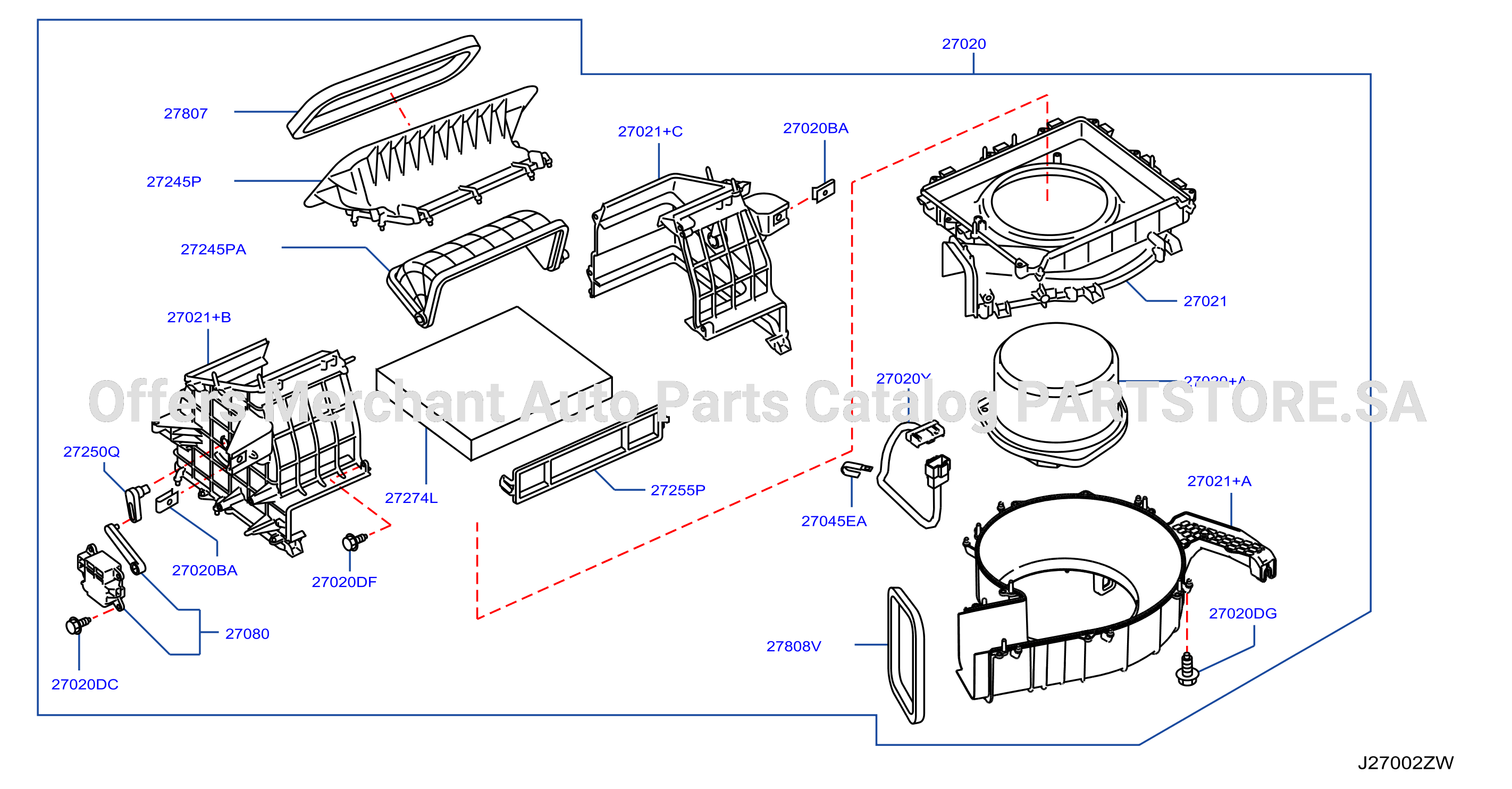 Heater Blower Unit Brower Unit