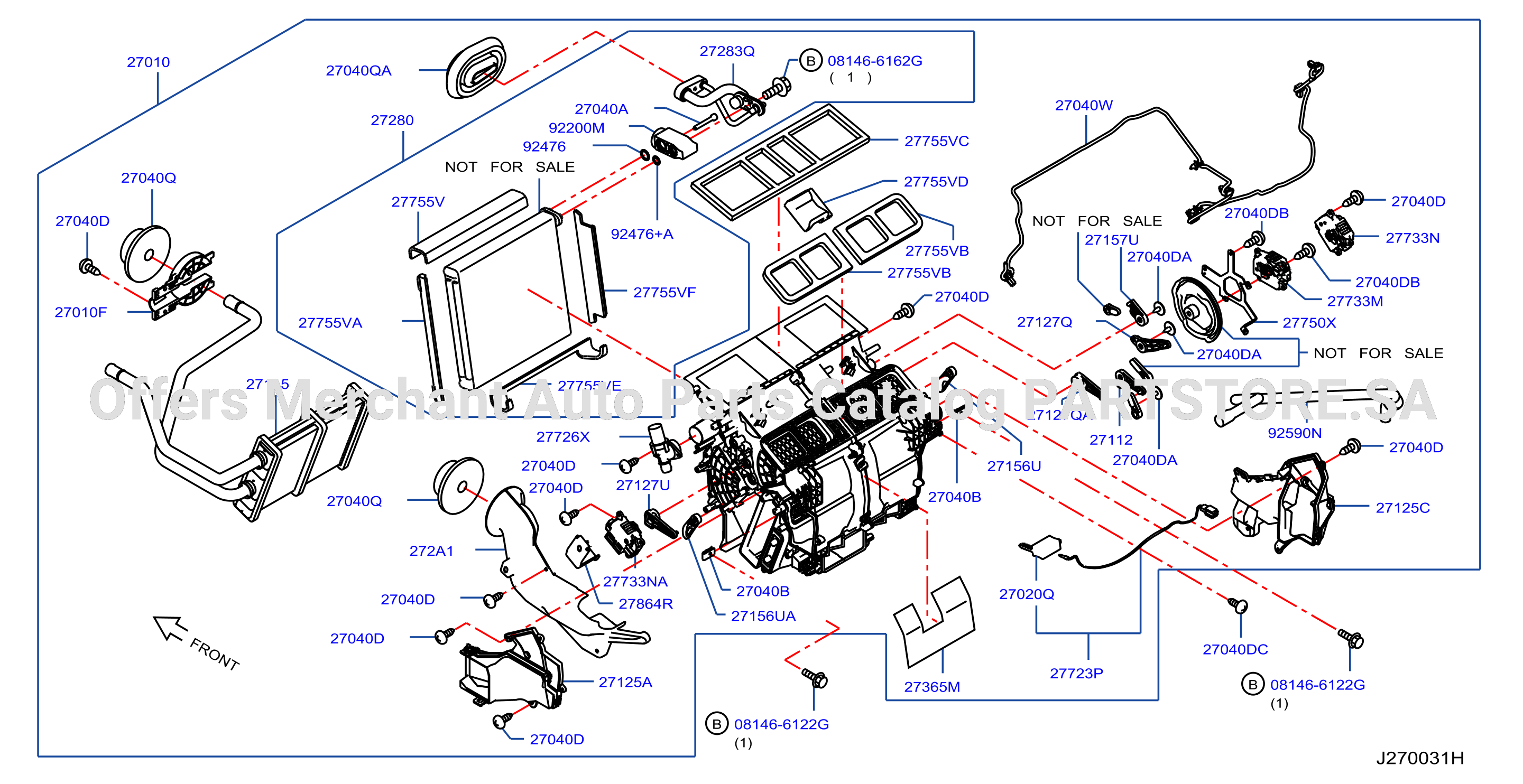 Heater Blower Unit Heater Fr