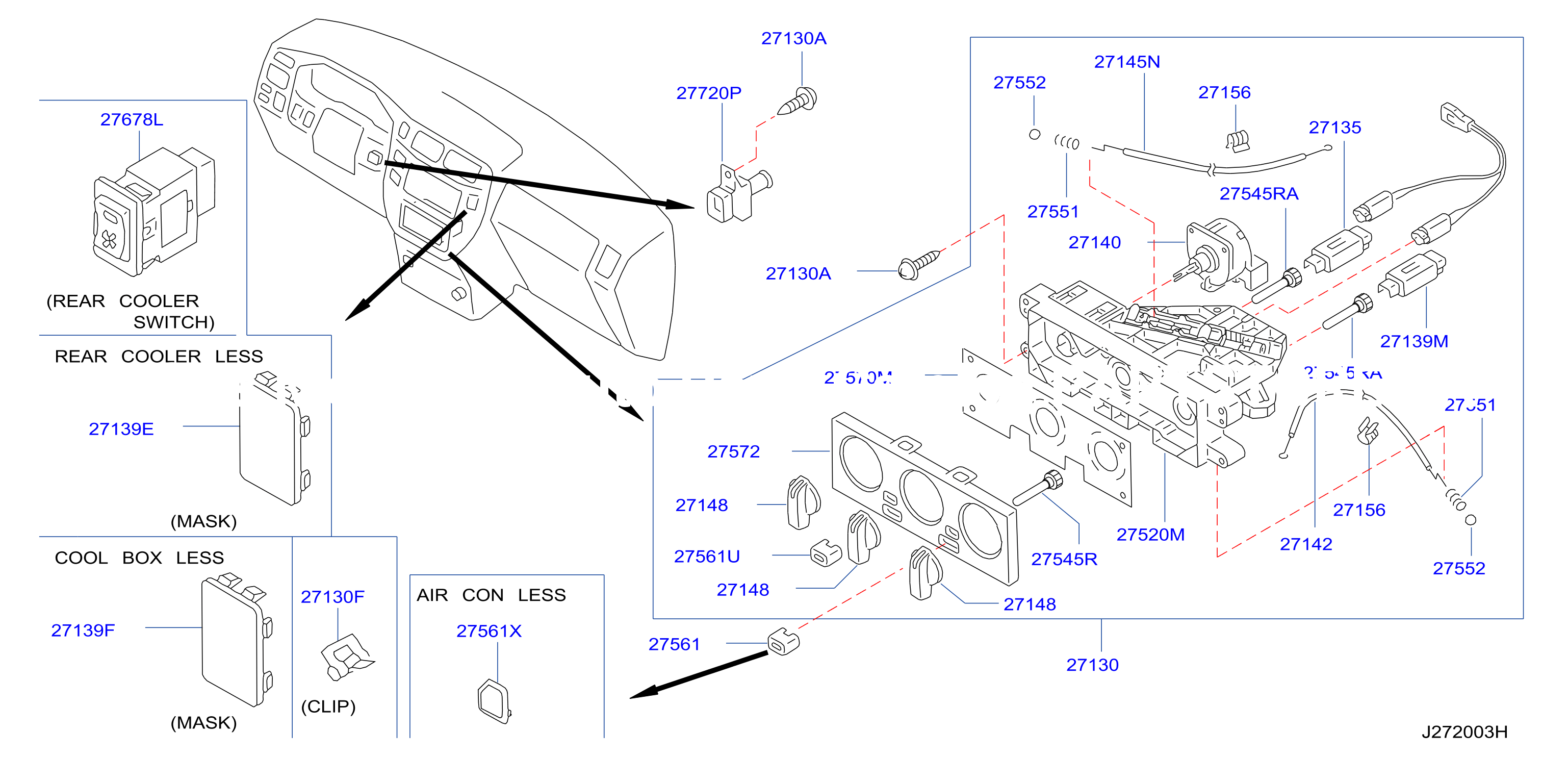 Control Unit Manual Air Con