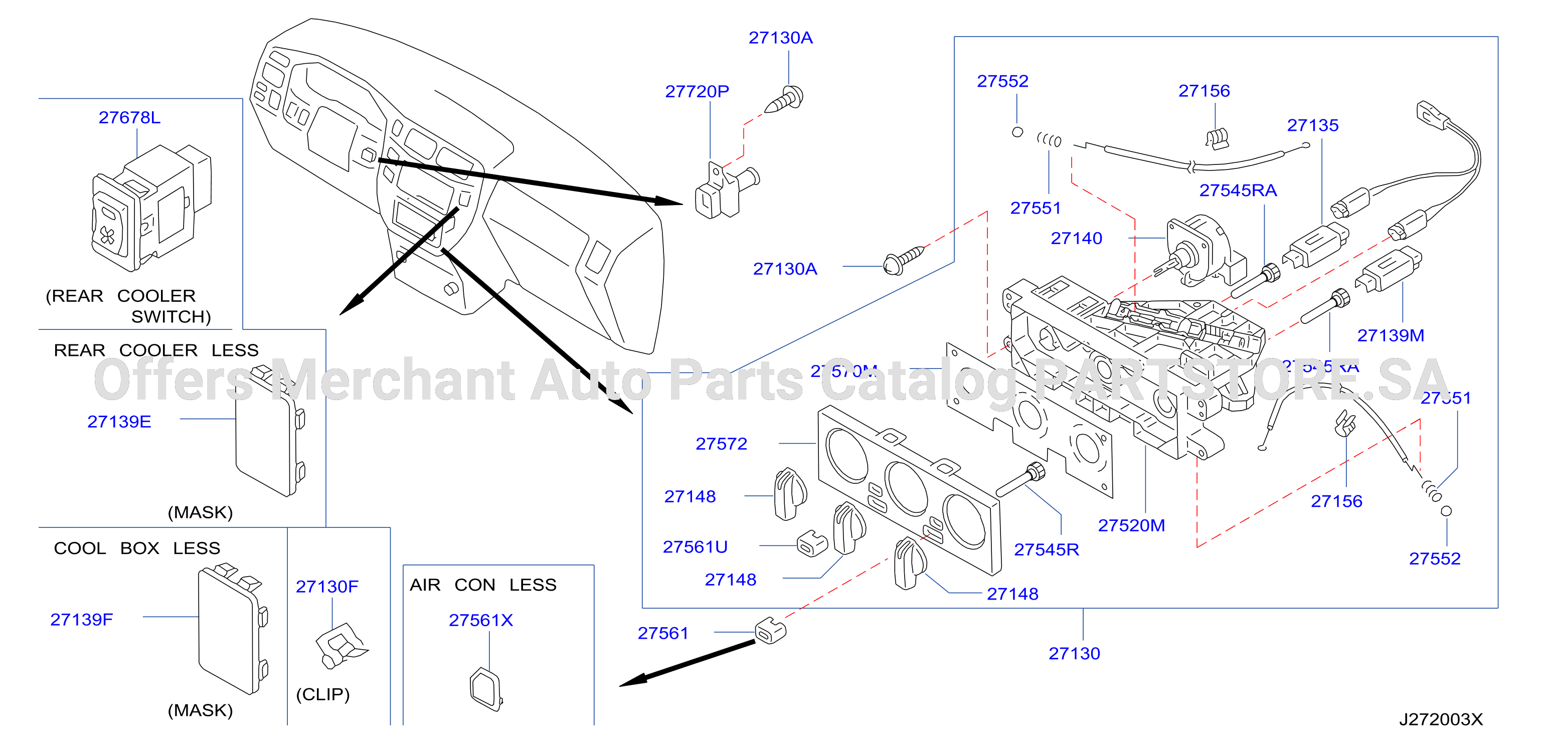 Control Unit Manual Air Con
