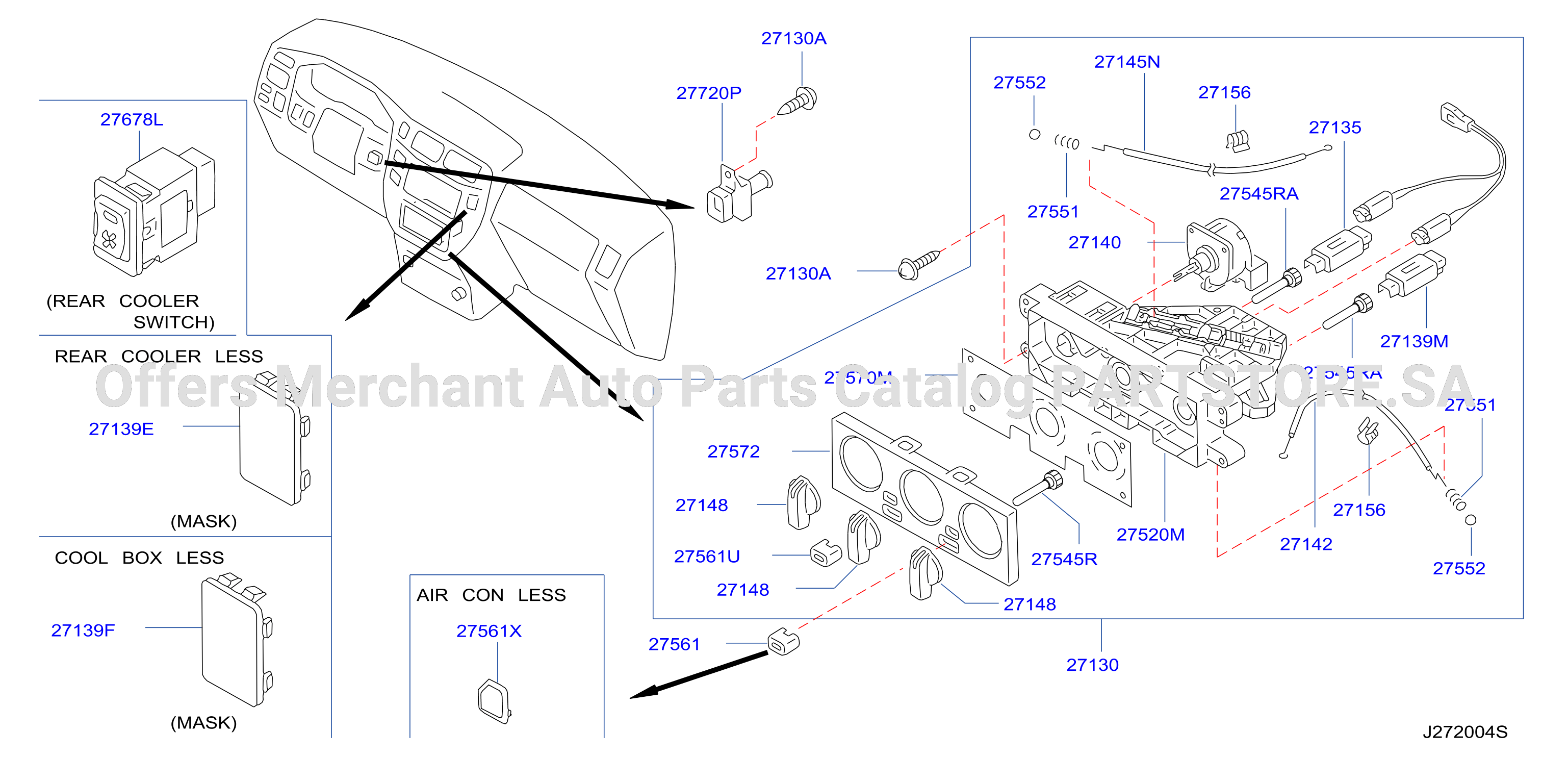 Control Unit Manual Air Con