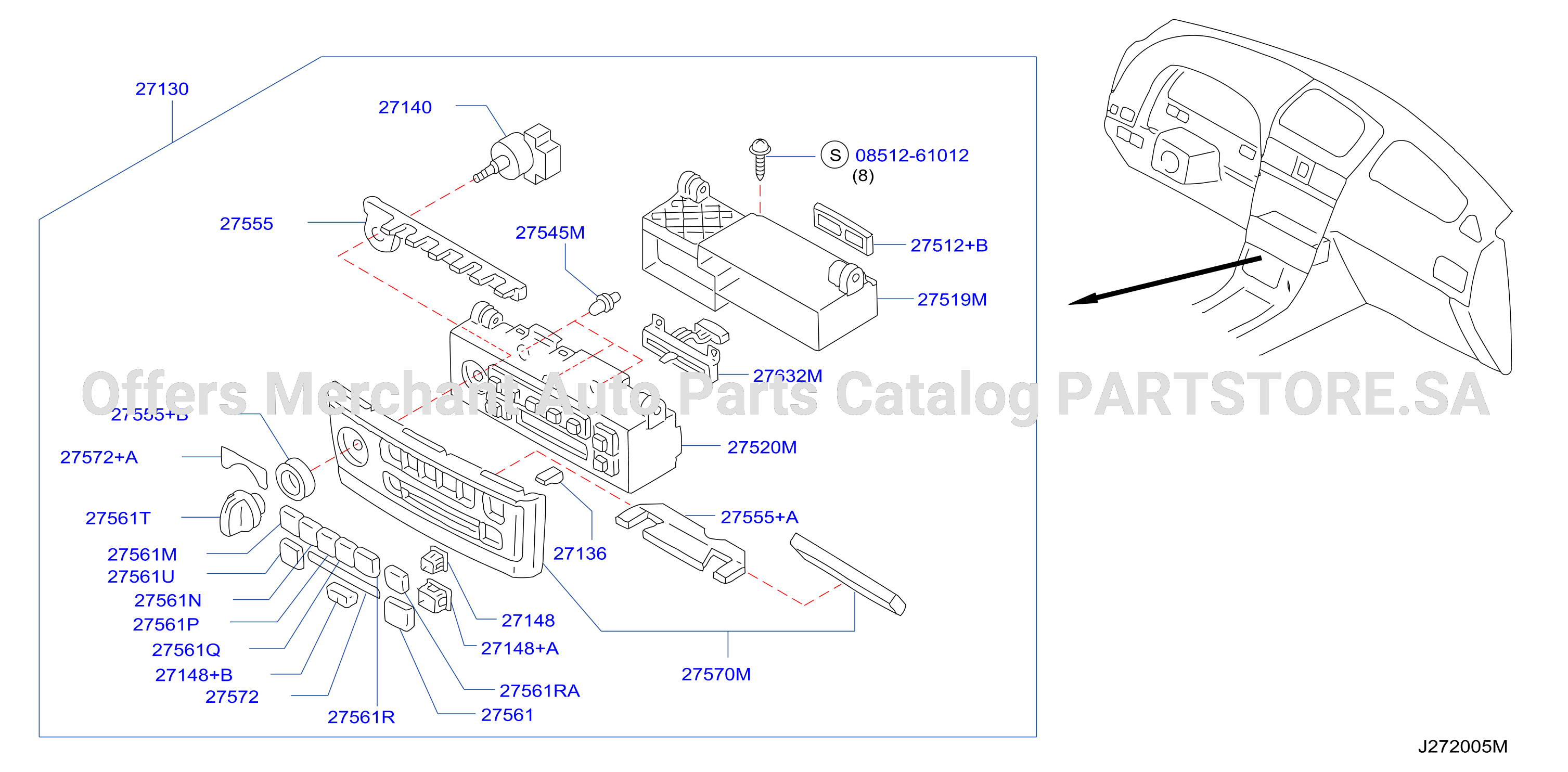 Control Unit Manual Air Con