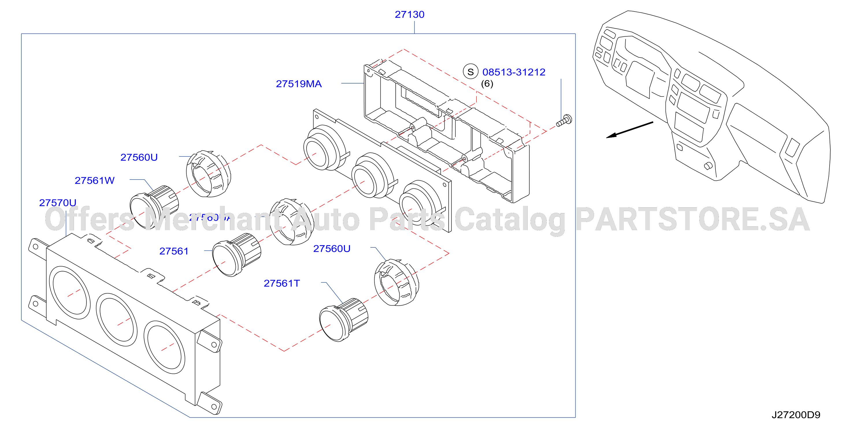 Control Unit Auto Air Con 2