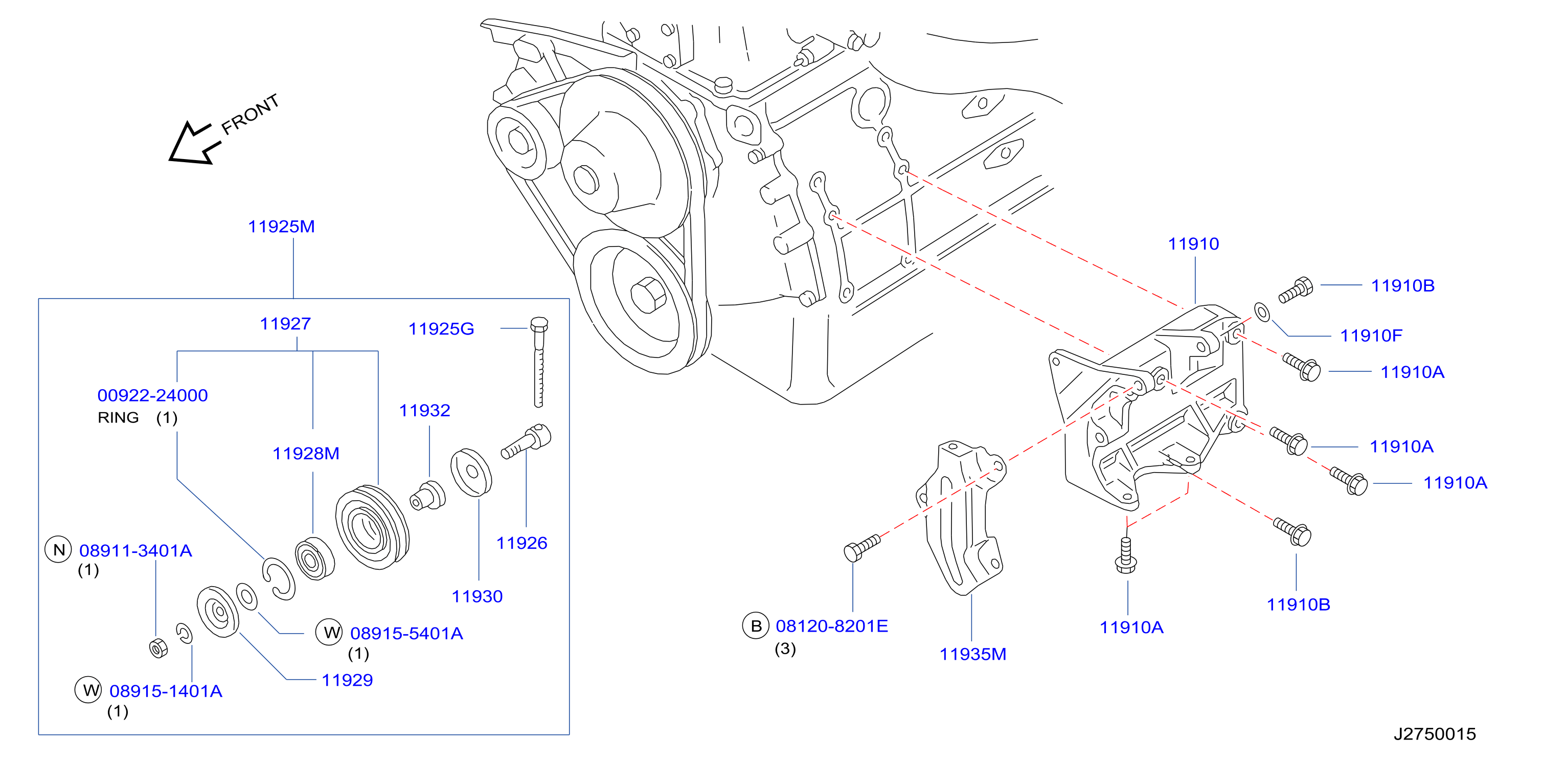 Compressor Mounting Fitting