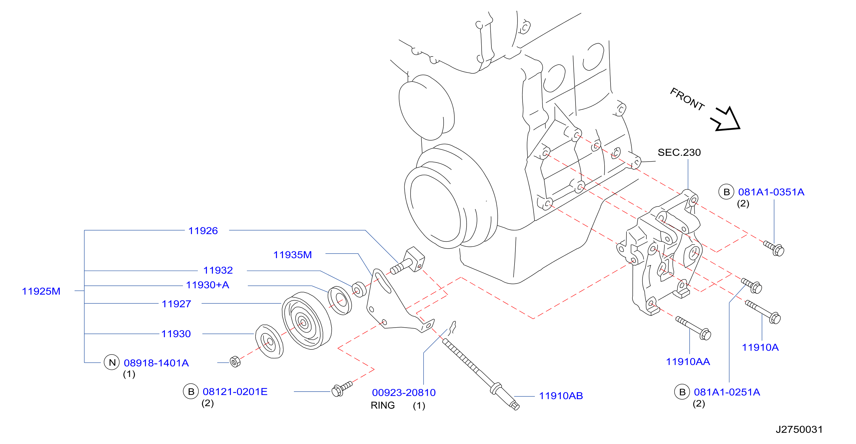 Compressor Mounting Fitting