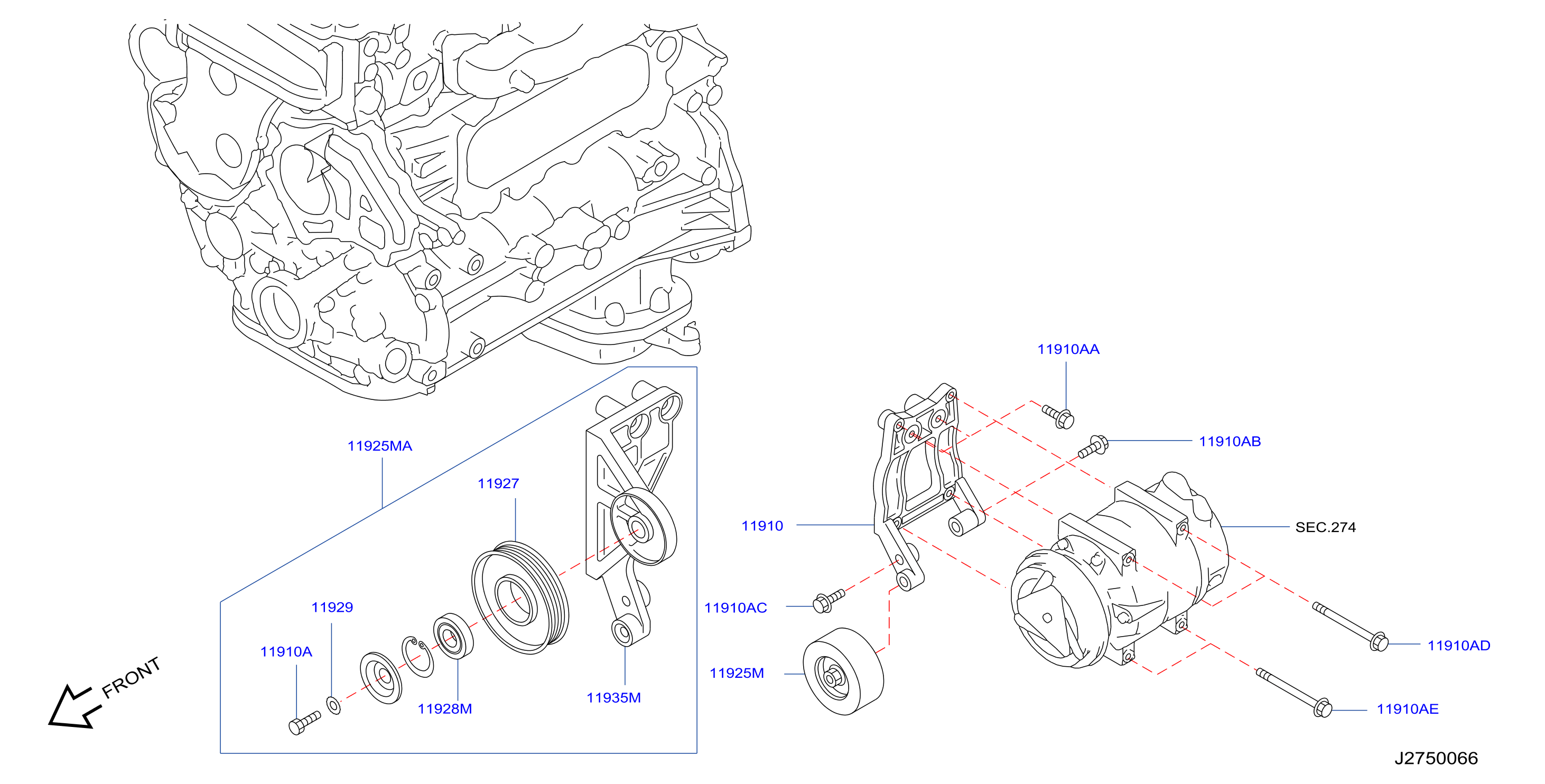 Compressor Mounting Fitting