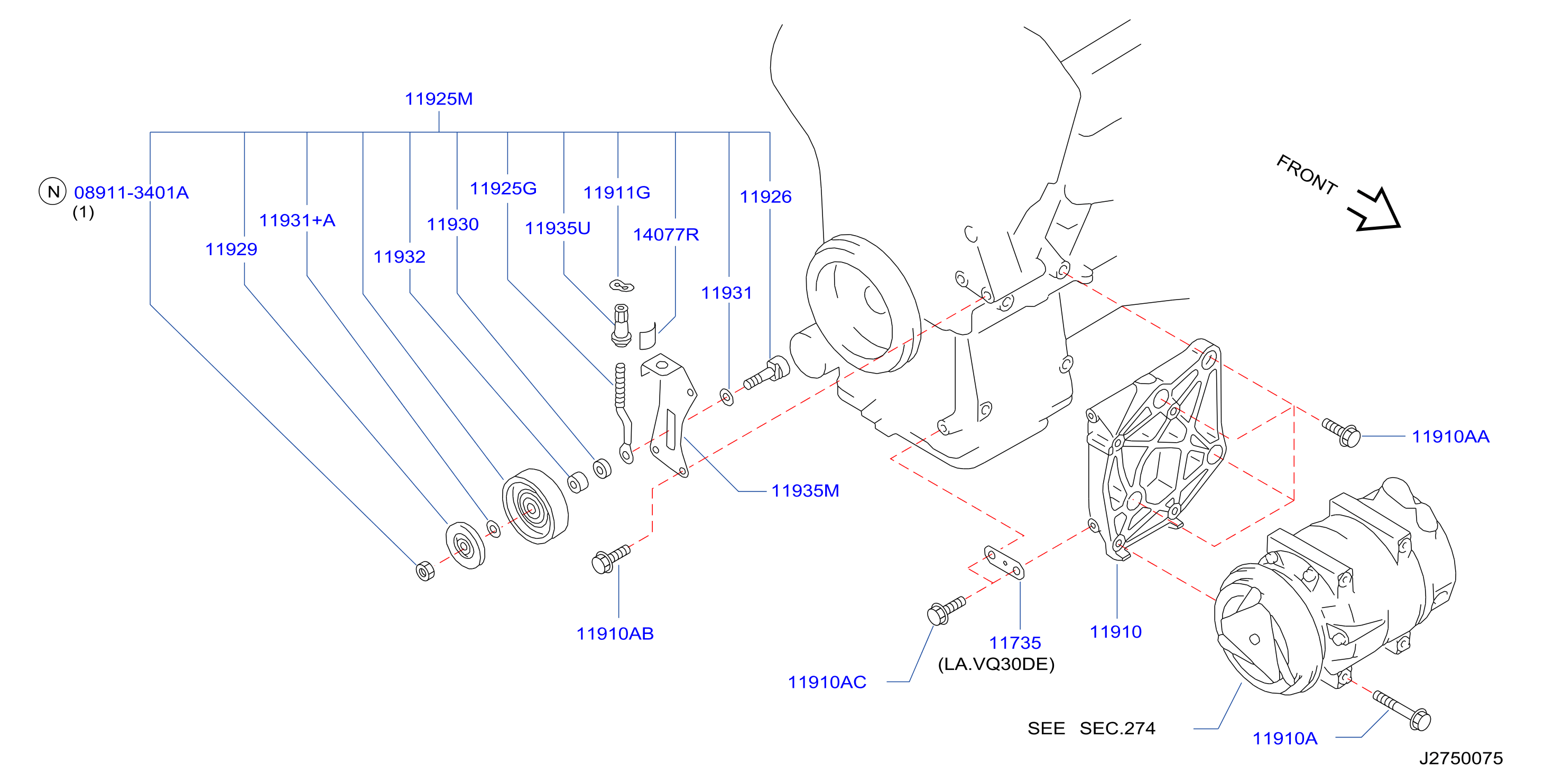 Compressor Mounting Fitting