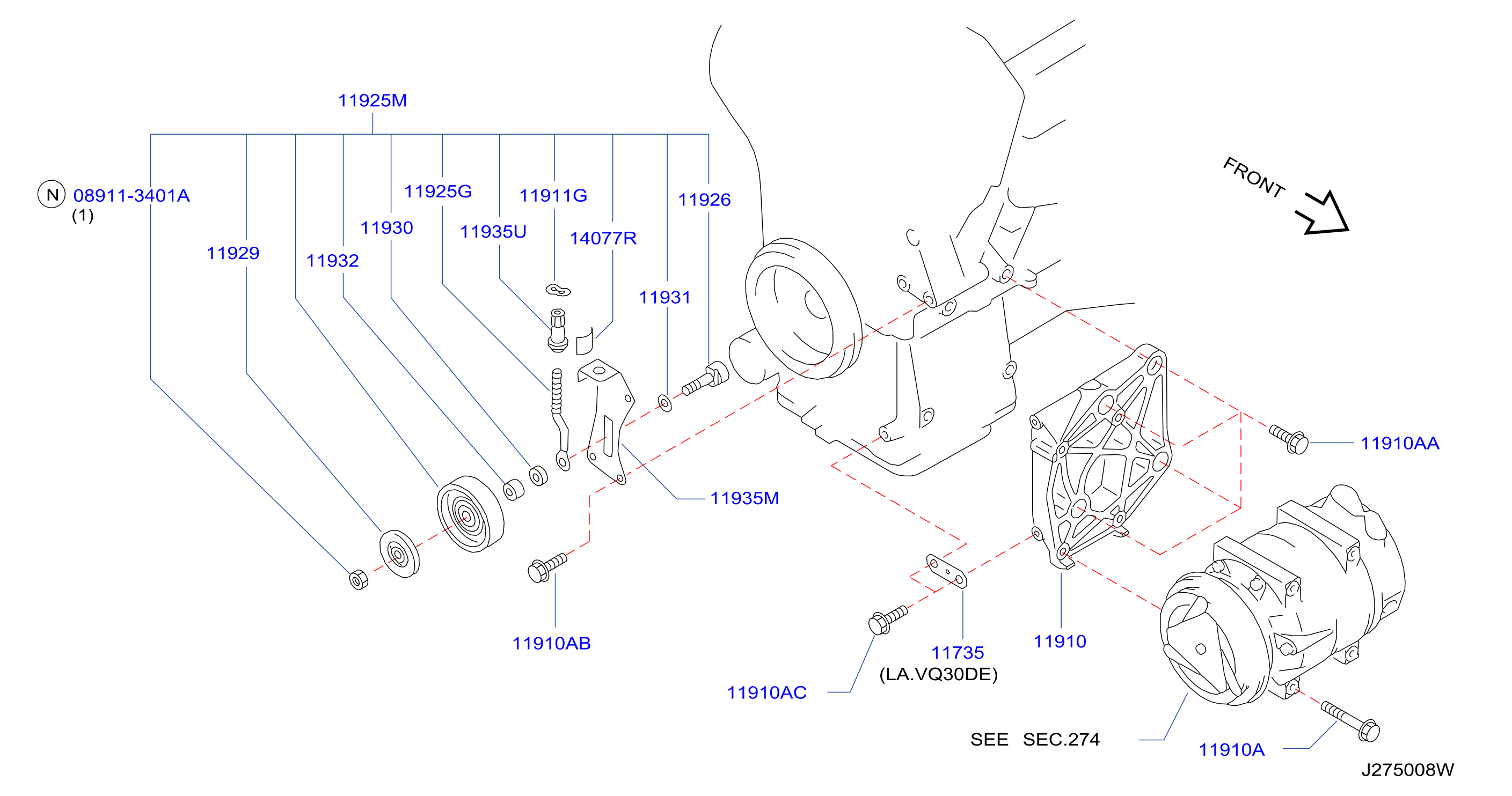 Compressor Mounting Fitting