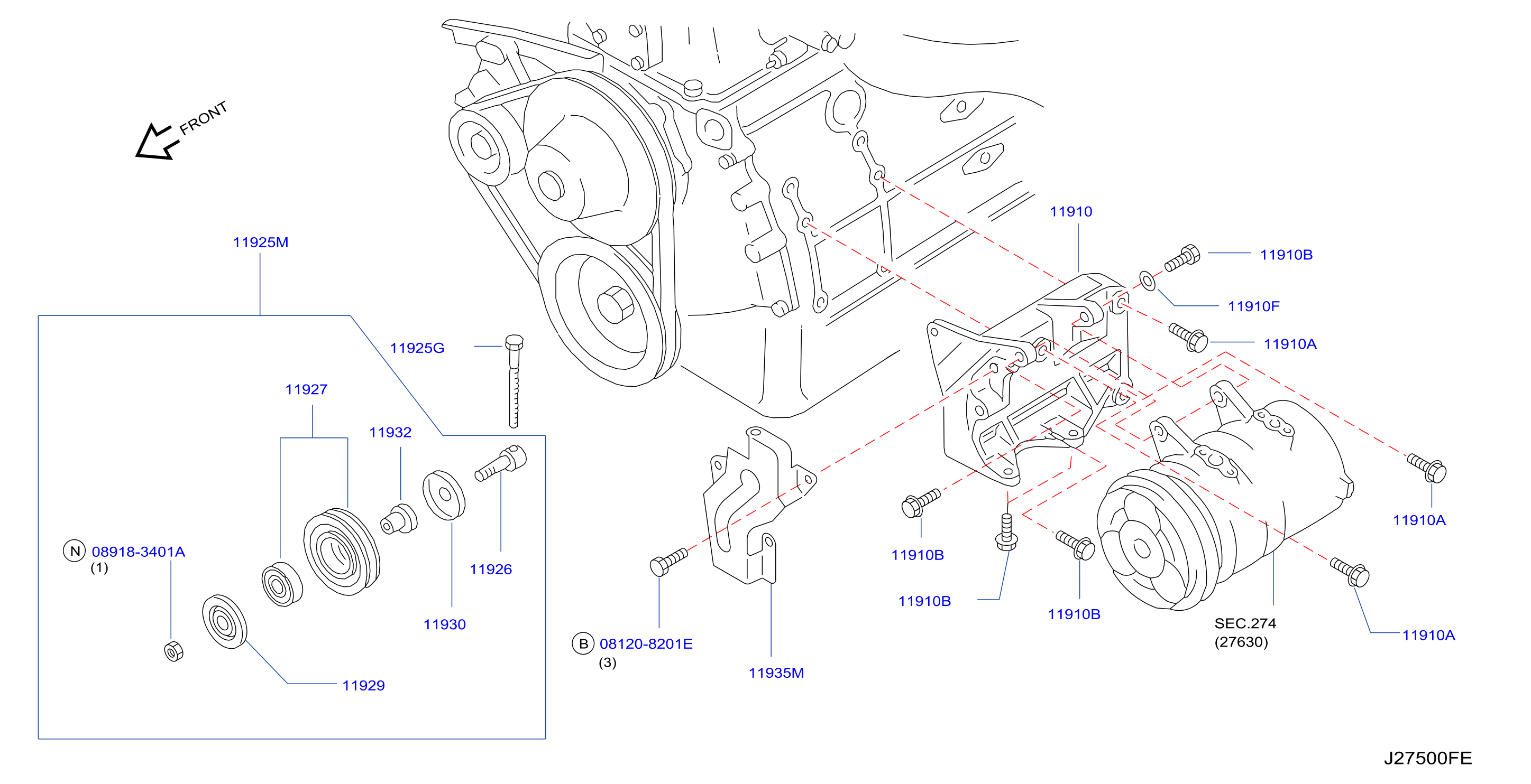 Compressor Mounting Fitting