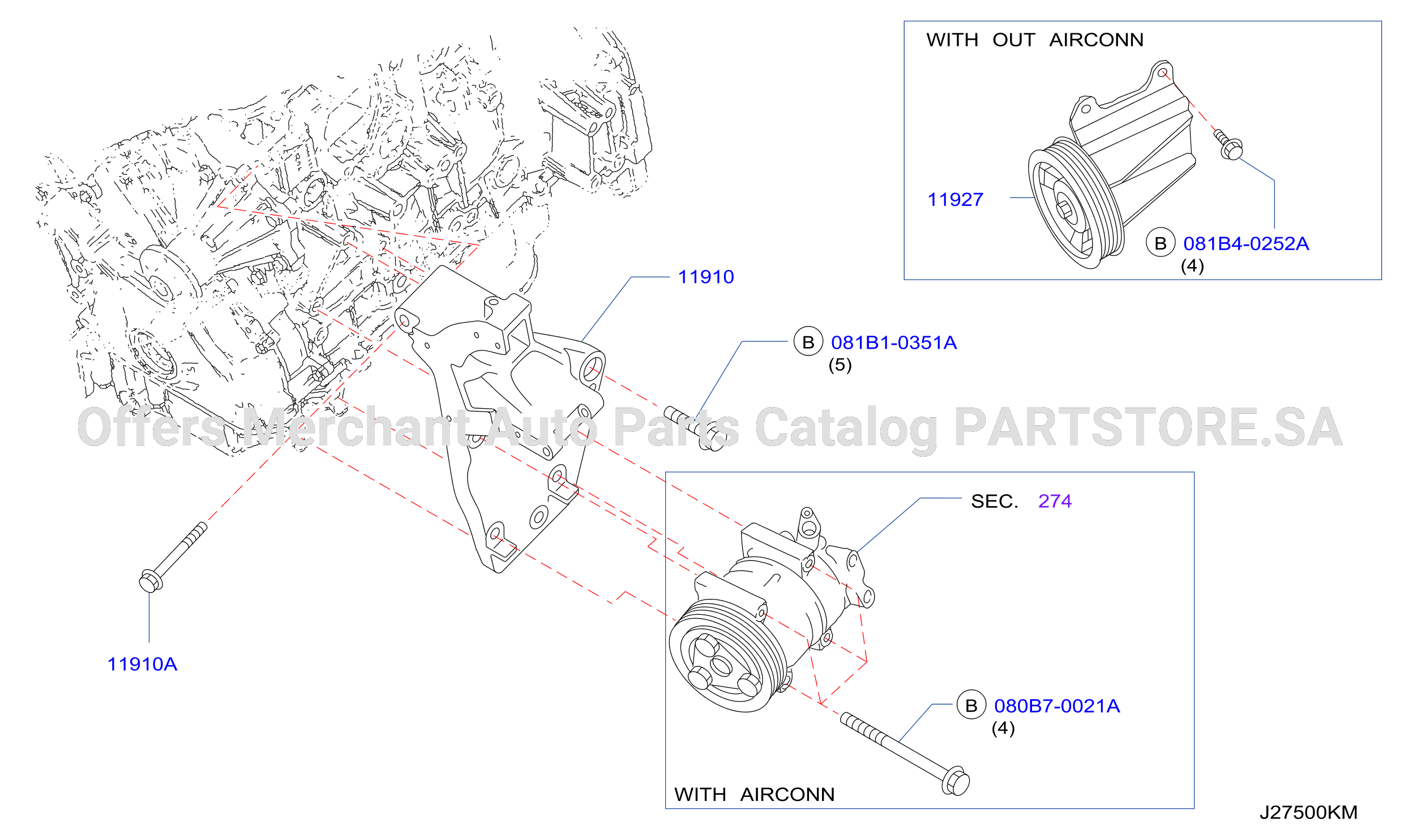 Compressor Mounting Fitting