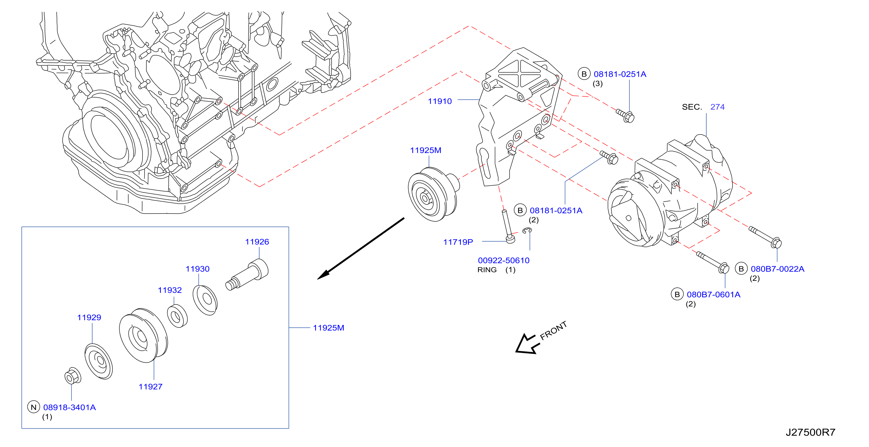 Compressor Mounting Fitting