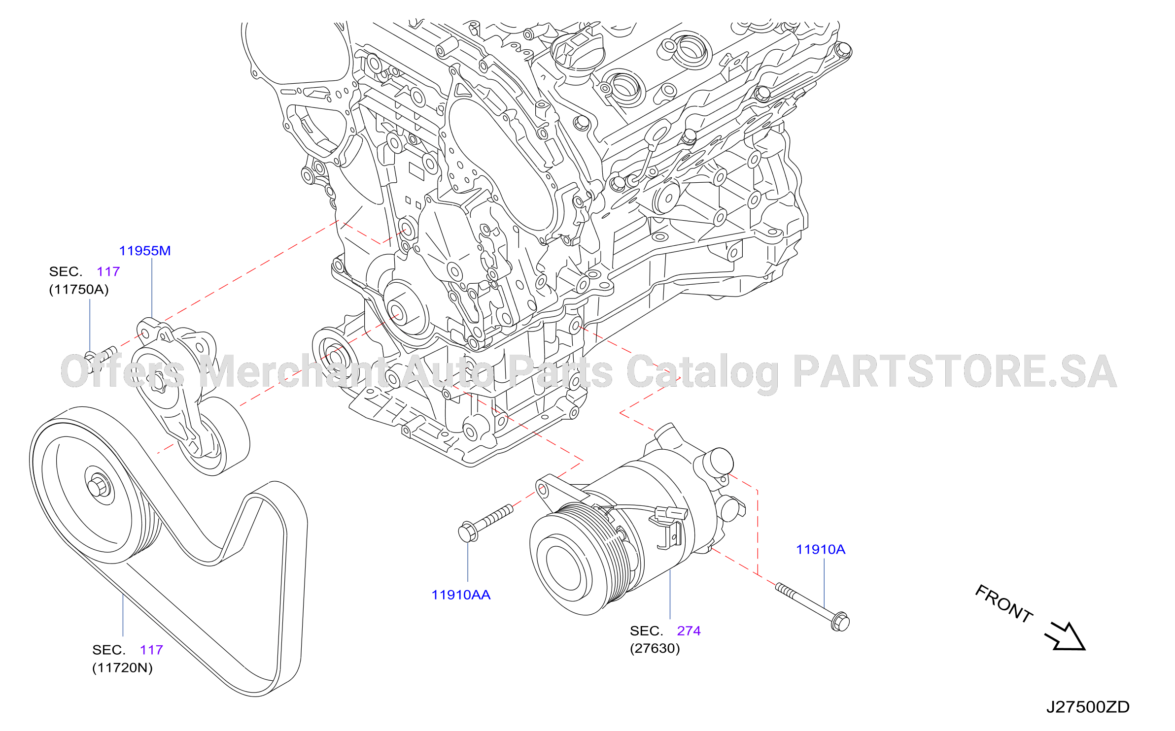 Compressor Mounting Fitting