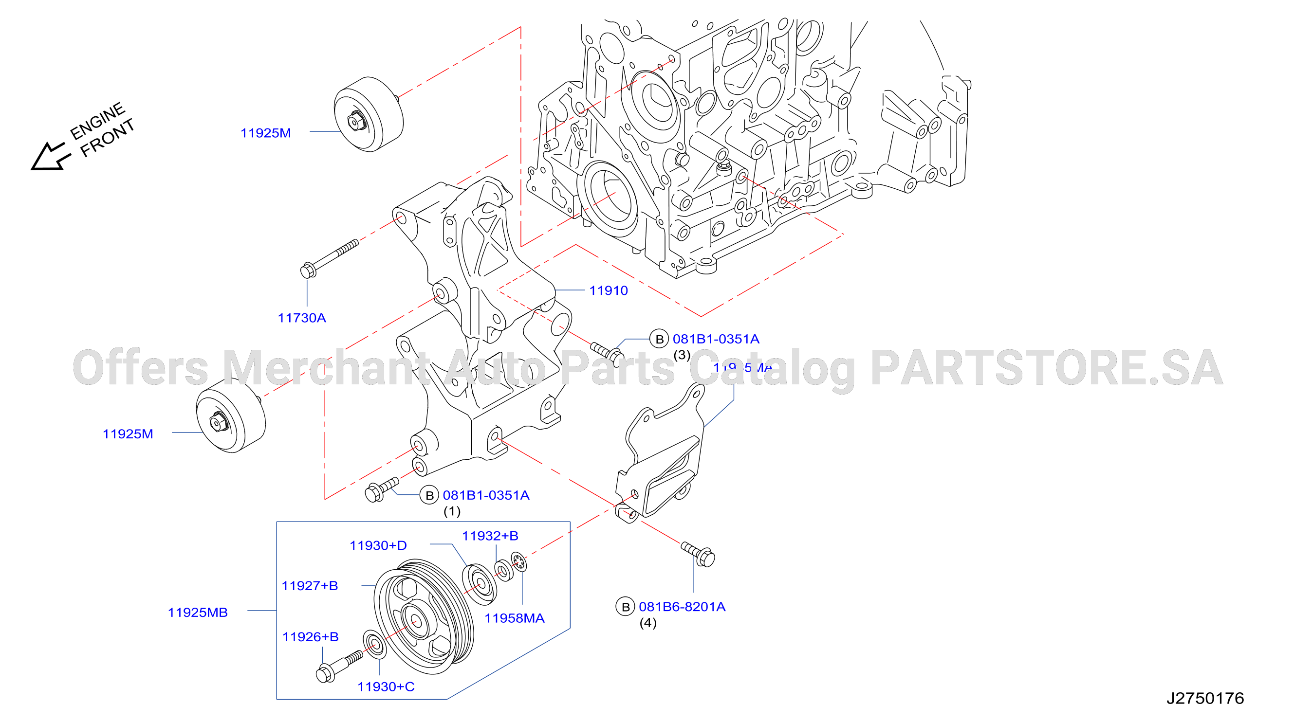 Compressor Mounting Fitting Aircon Less
