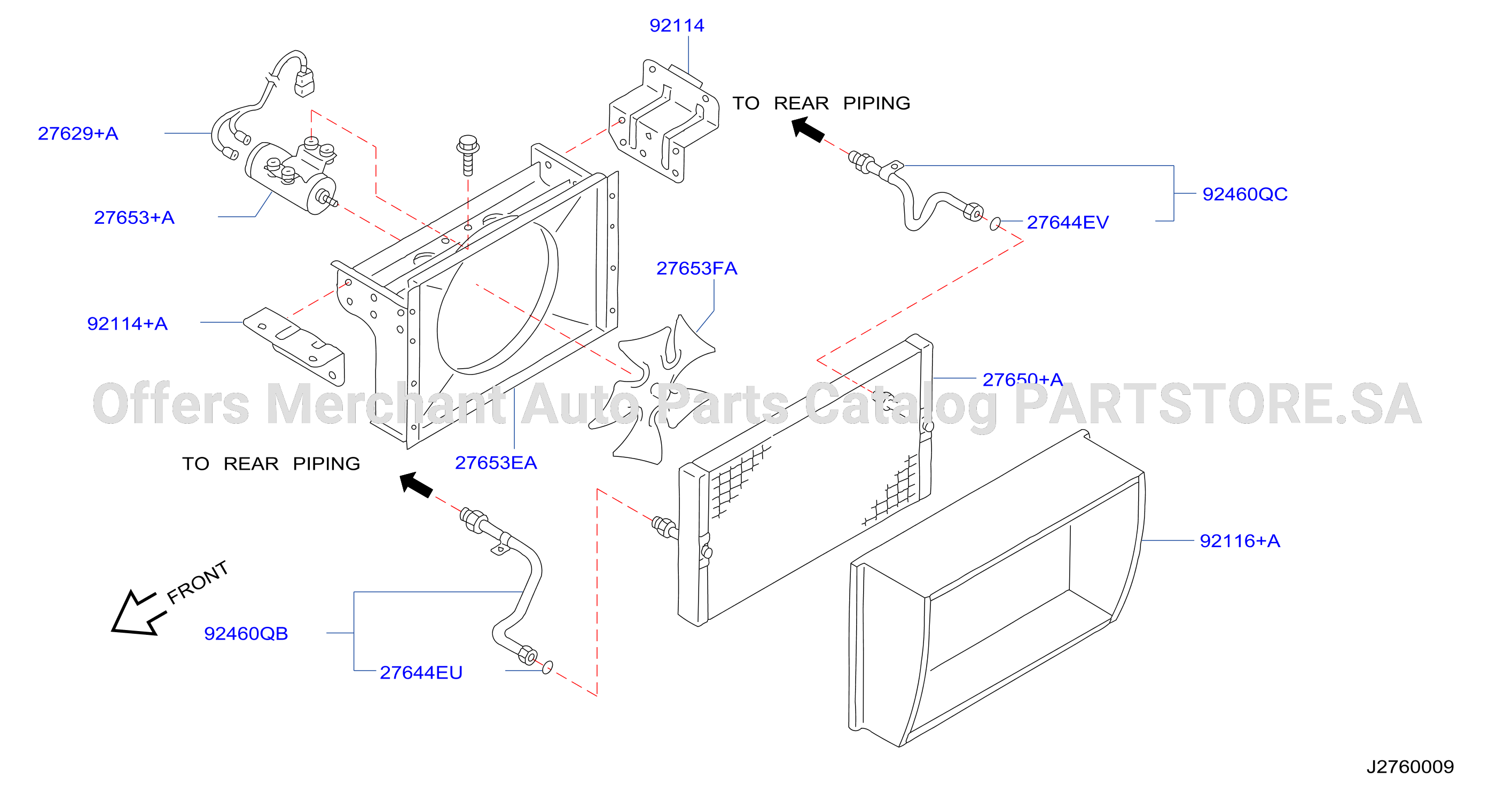 Condenser Liquid Tank Piping Condensor Lh