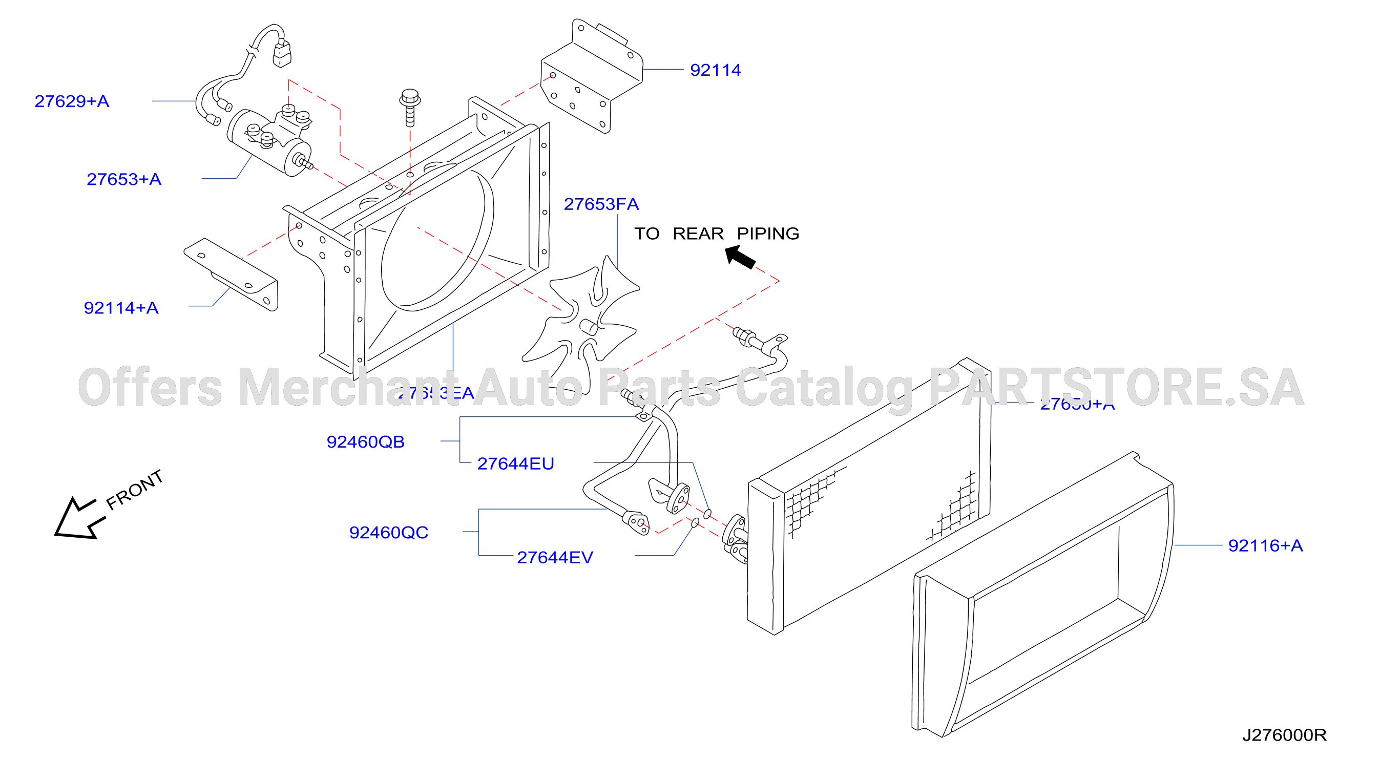 Condenser Liquid Tank Piping Condensor Lh