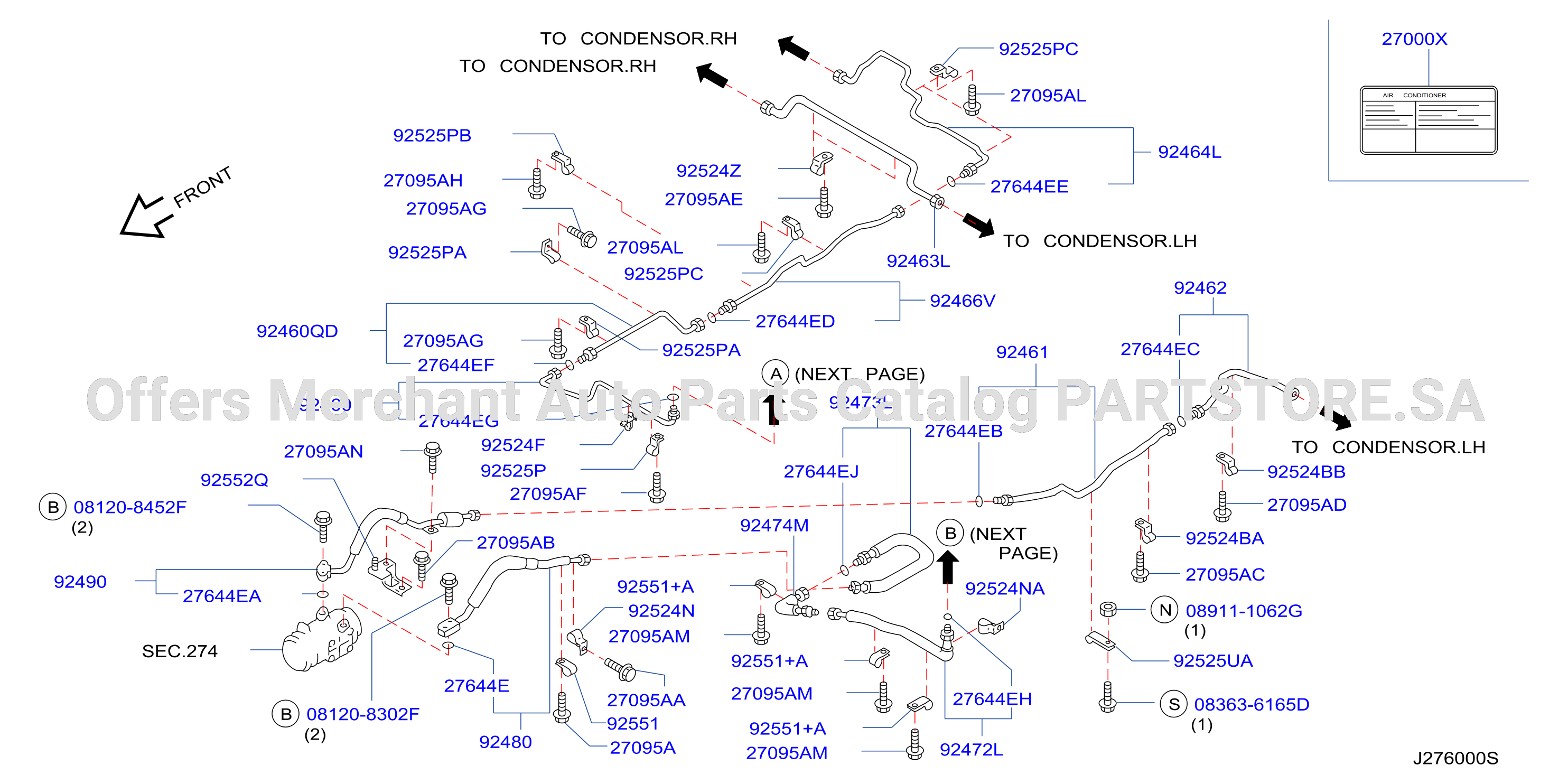 Condenser Liquid Tank Piping Piping