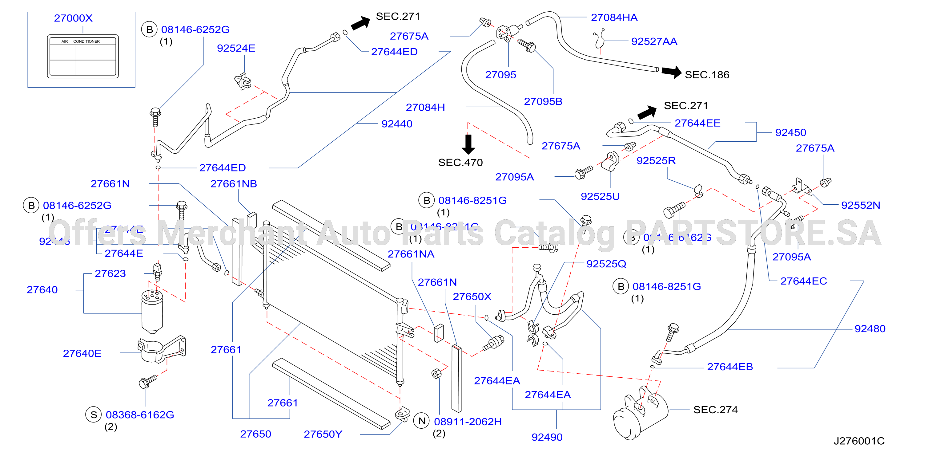 Condenser Liquid Tank Piping